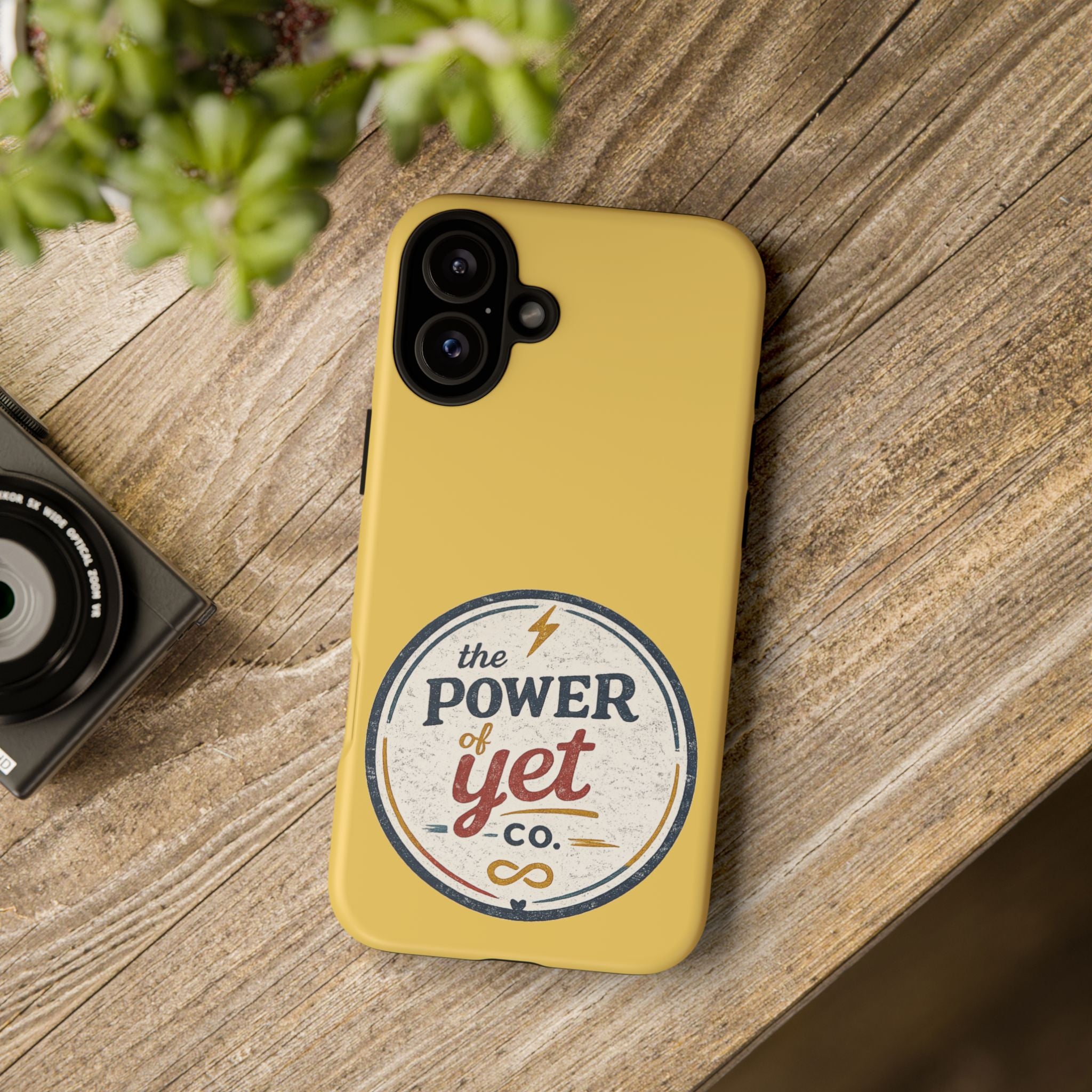 Phone Case — "The Power of Yet" Vintage Inspirational Protective Cover