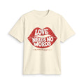Love Needs No Words T-Shirt — Retro Lip Graphic Tee