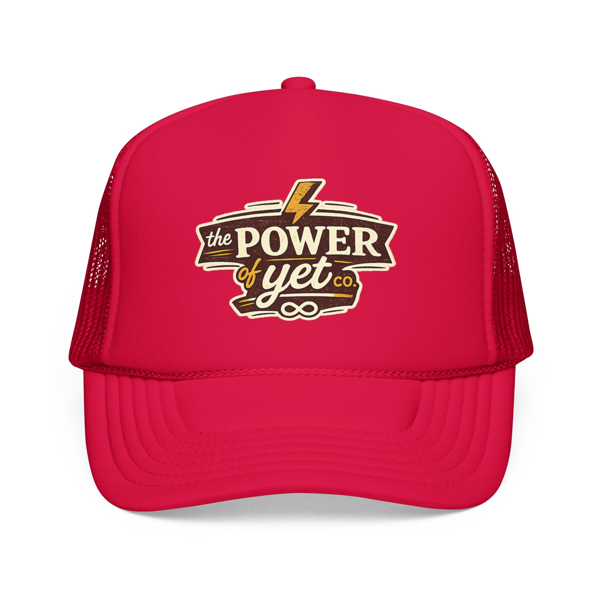 The Power of Yet Trucker Hat – Inspirational Mesh Foam Cap