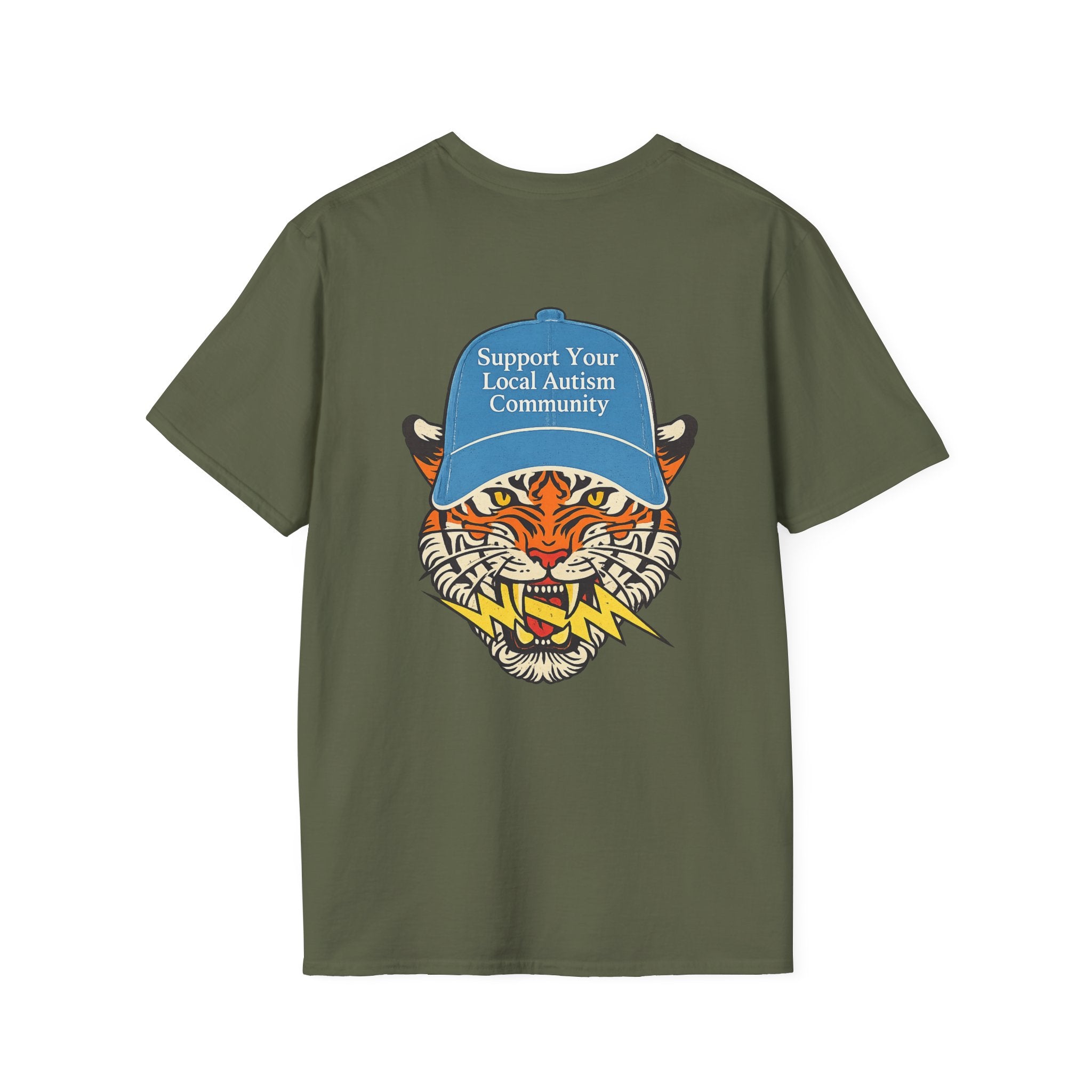 T-Shirt — The Power Yet Co. Retro Motivational Logo Tee