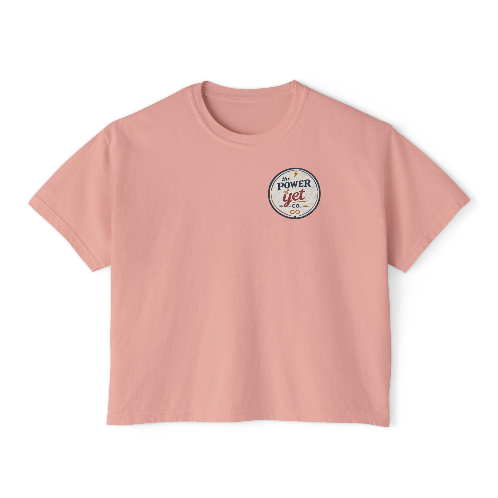 Inclusion Power Tee — Women's Boxy T-Shirt with 'The Power of Yet' Graphic