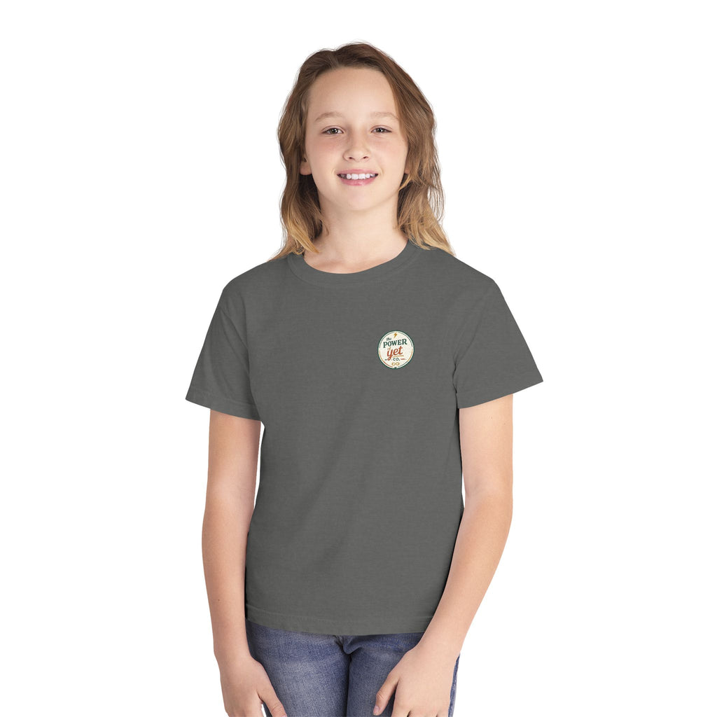 Youth T-Shirt — “Different Is My Superpower” Retro Pride Graphic Tee