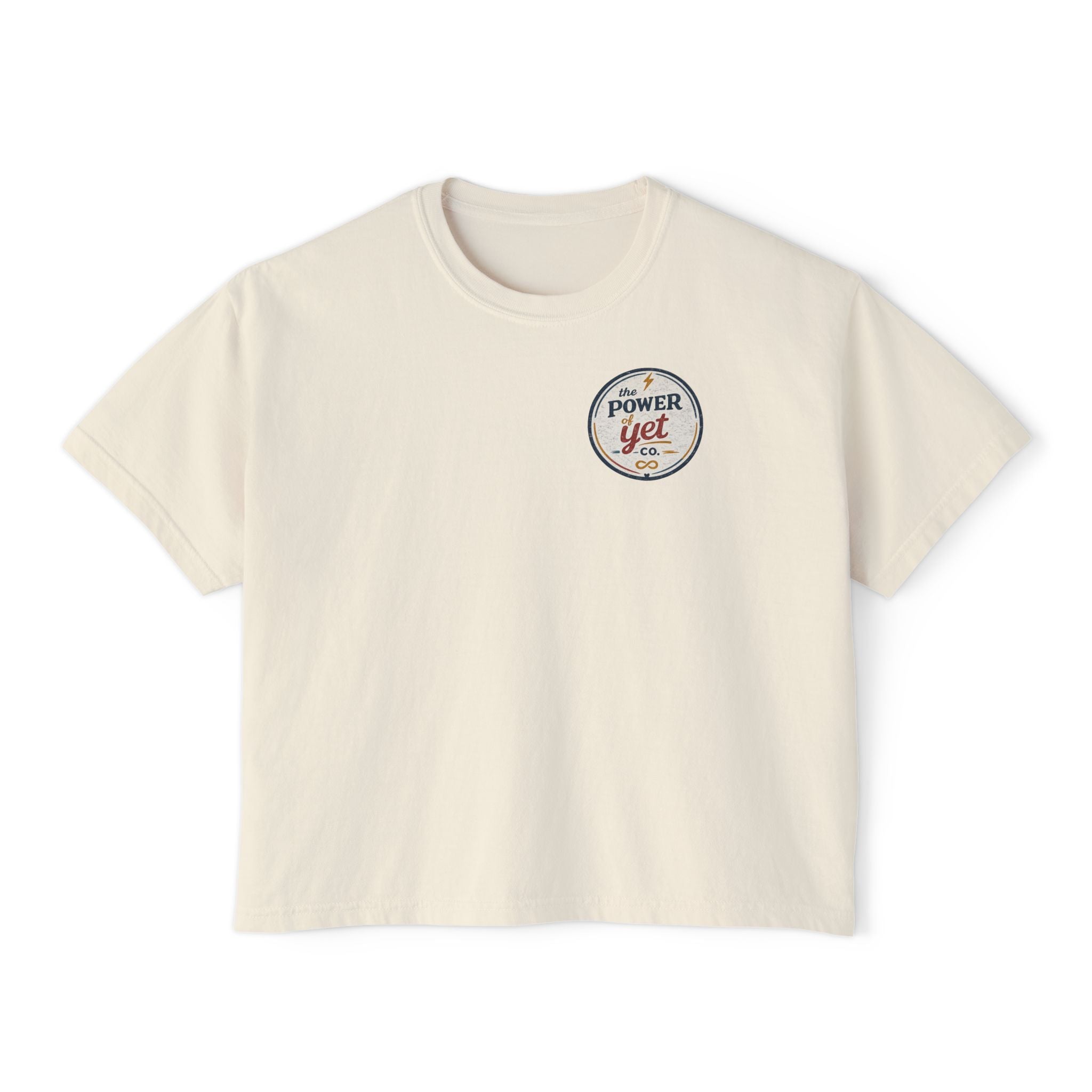 Inclusion Power Tee — Women's Boxy T-Shirt with 'The Power of Yet' Graphic