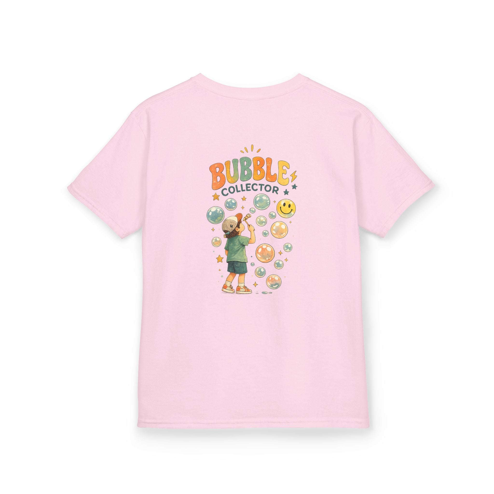 Kids T‑Shirt — "Bubble Collector" Cute Bubble Blower Tee for Kids