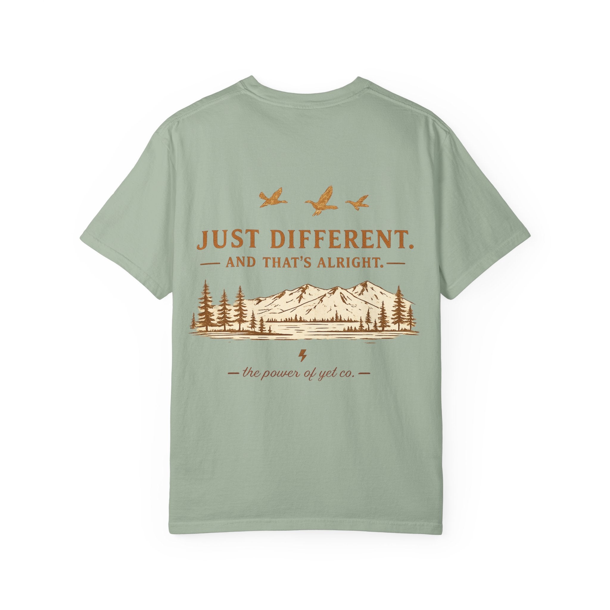 Just Different T-Shirt — "Just Different. And That’s Alright." Vintage Outdoor Graphic Tee