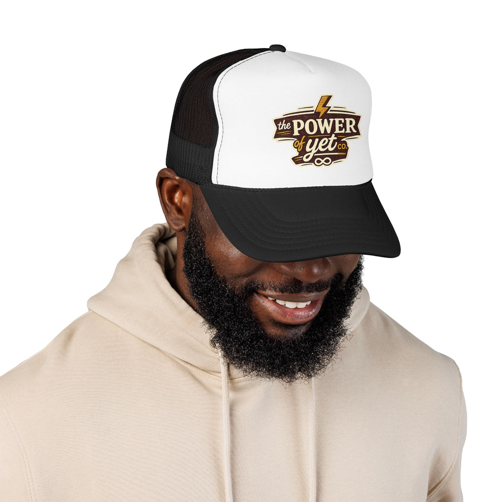 The Power of Yet Trucker Hat – Inspirational Mesh Foam Cap