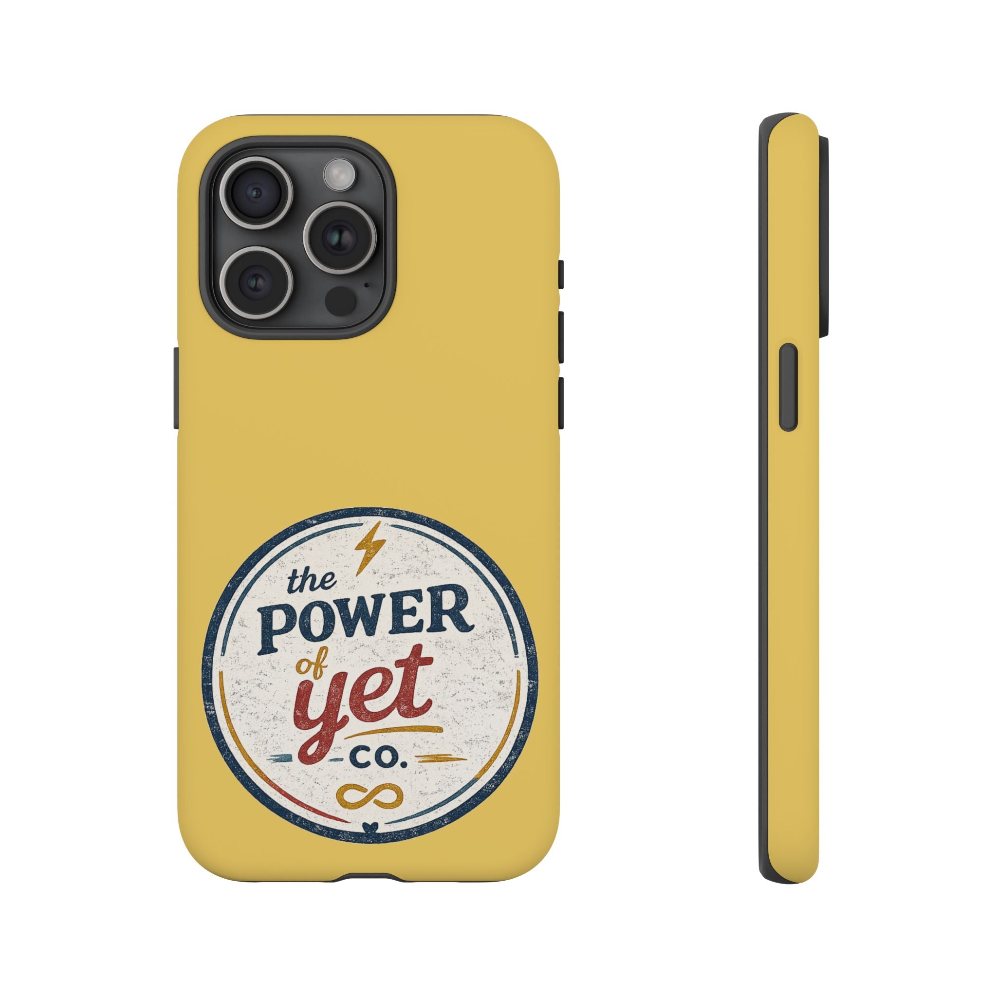 Phone Case — "The Power of Yet" Vintage Inspirational Protective Cover
