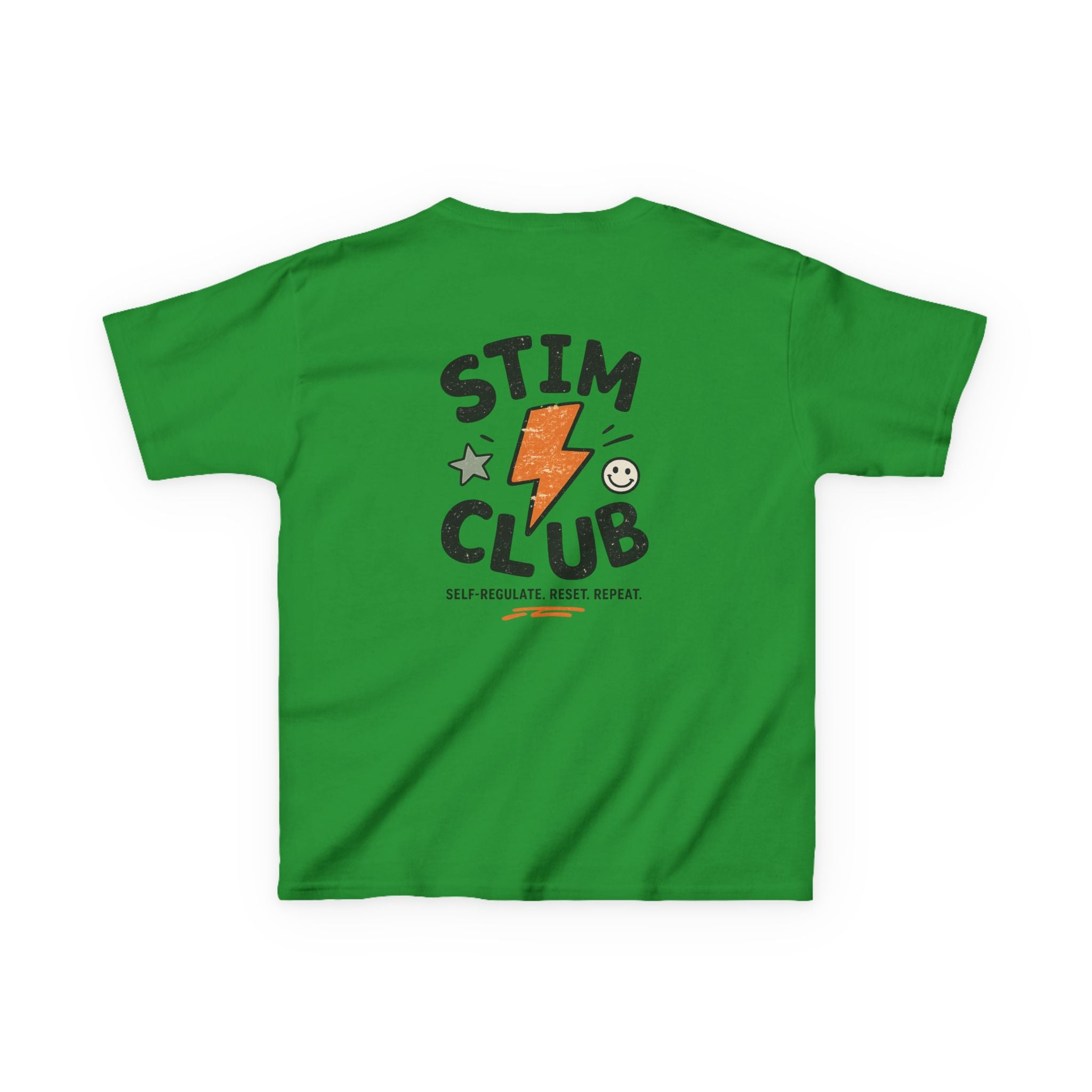 Stim Club Kids Tee — "Stim Club" Lightning Design Kids T-Shirt
