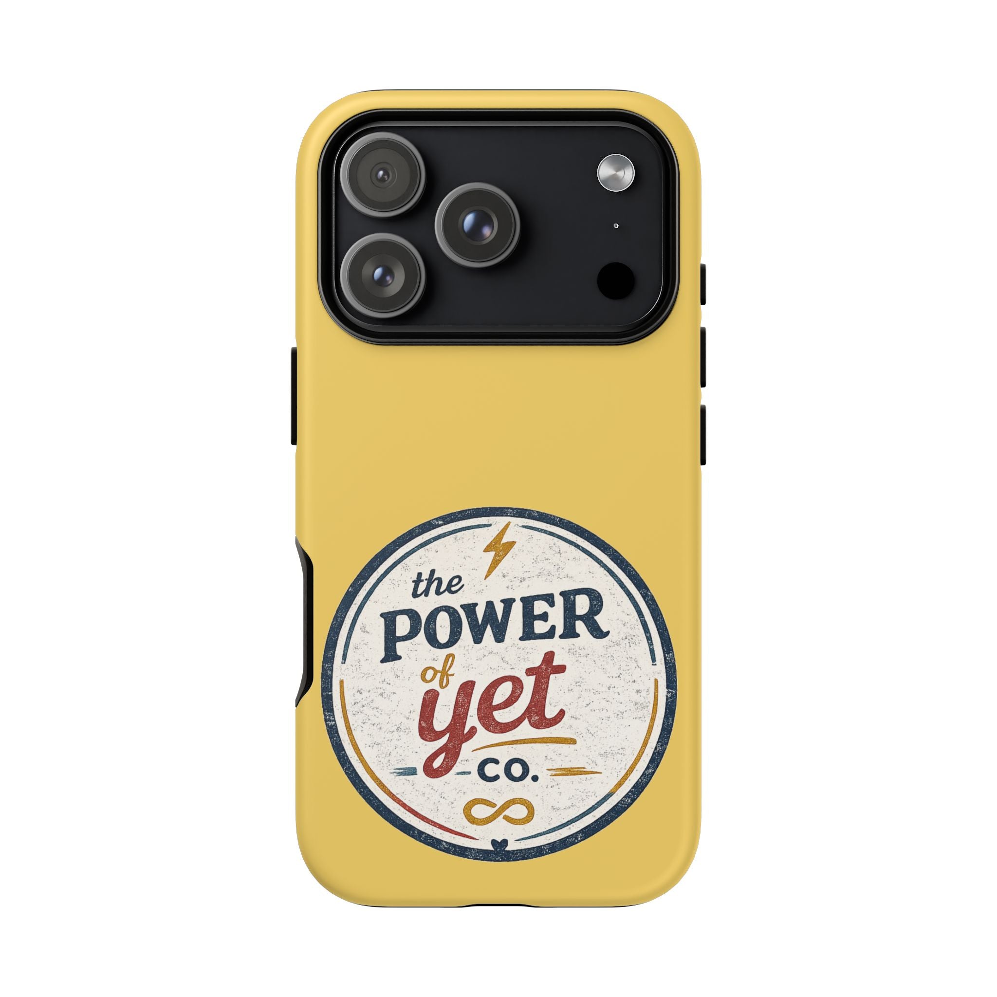 Phone Case — "The Power of Yet" Vintage Inspirational Protective Cover