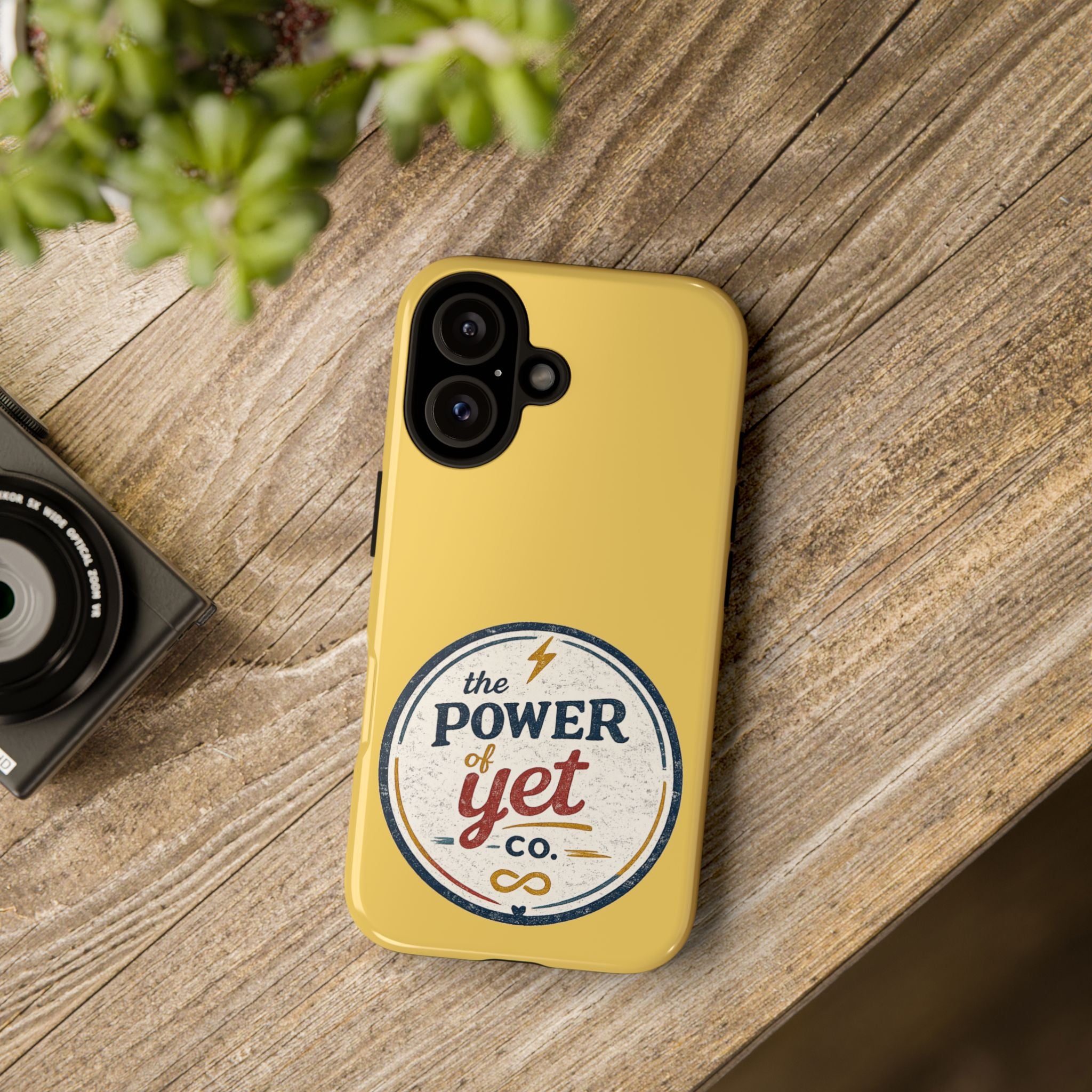 Phone Case — "The Power of Yet" Vintage Inspirational Protective Cover