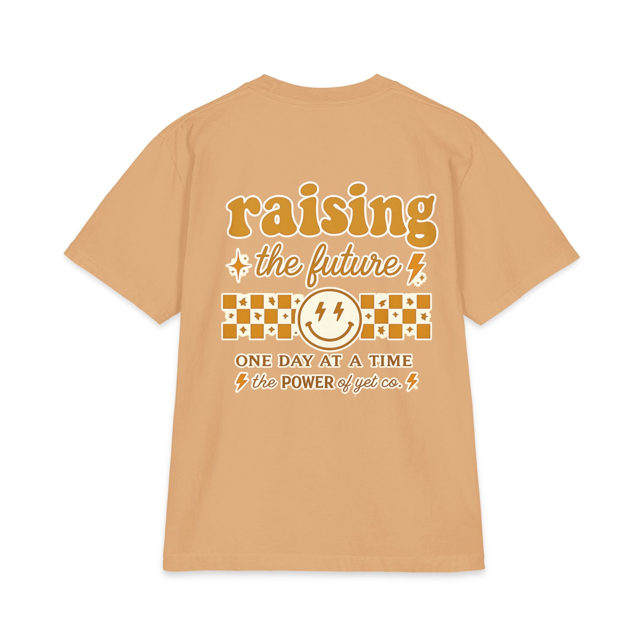Raising the Future Tee — "One Day at a Time" Graphic T-Shirt