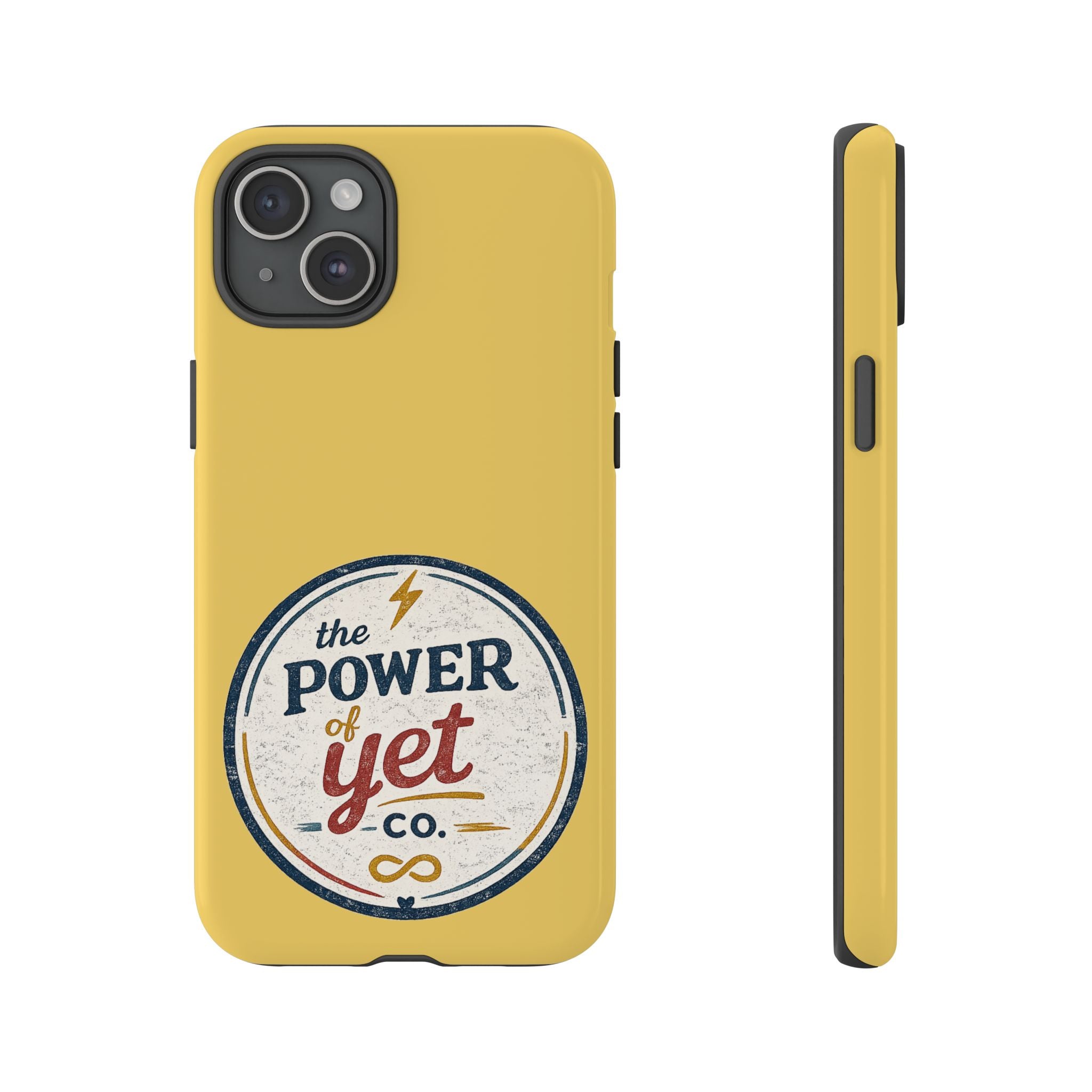 Phone Case — "The Power of Yet" Vintage Inspirational Protective Cover