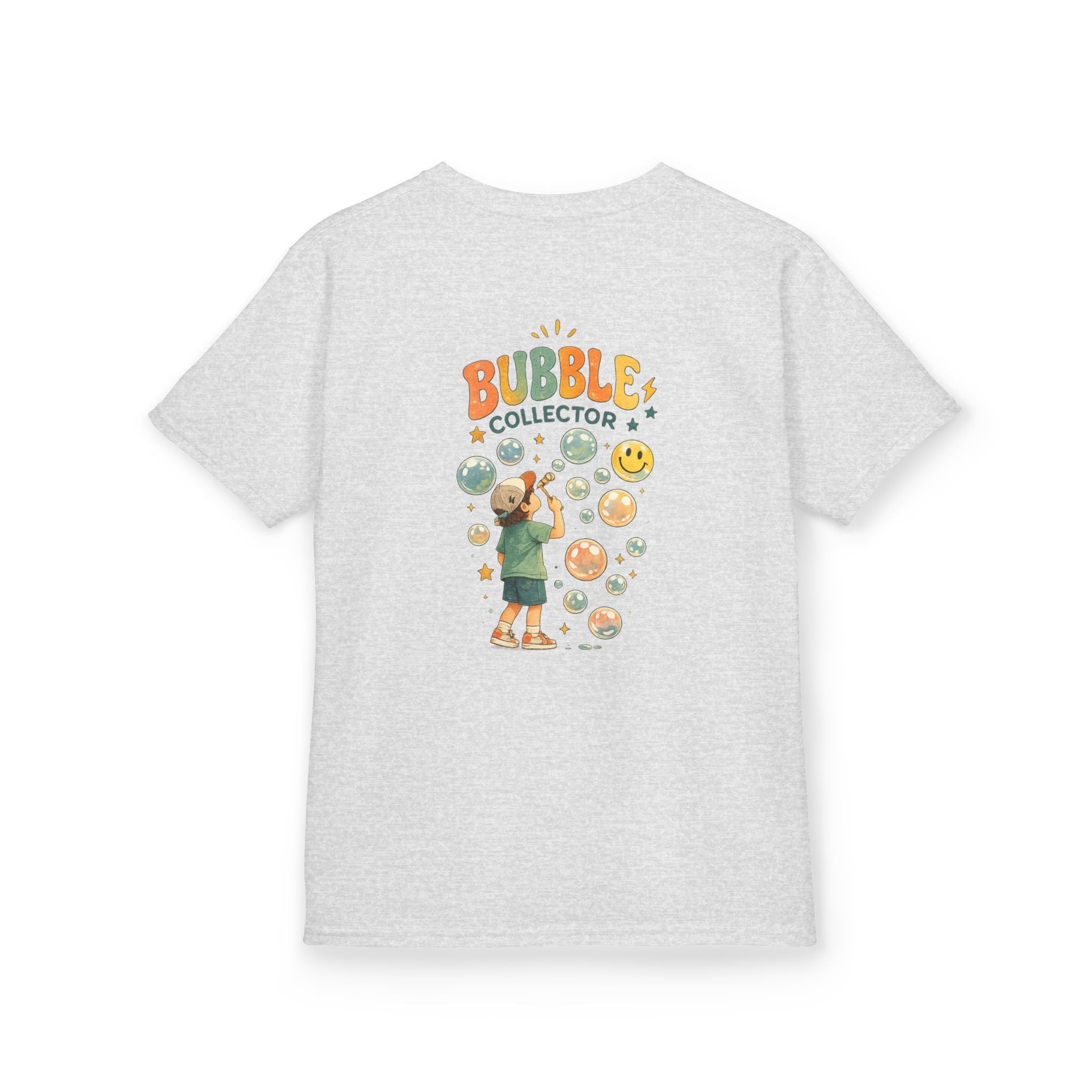 Kids T‑Shirt — "Bubble Collector" Cute Bubble Blower Tee for Kids