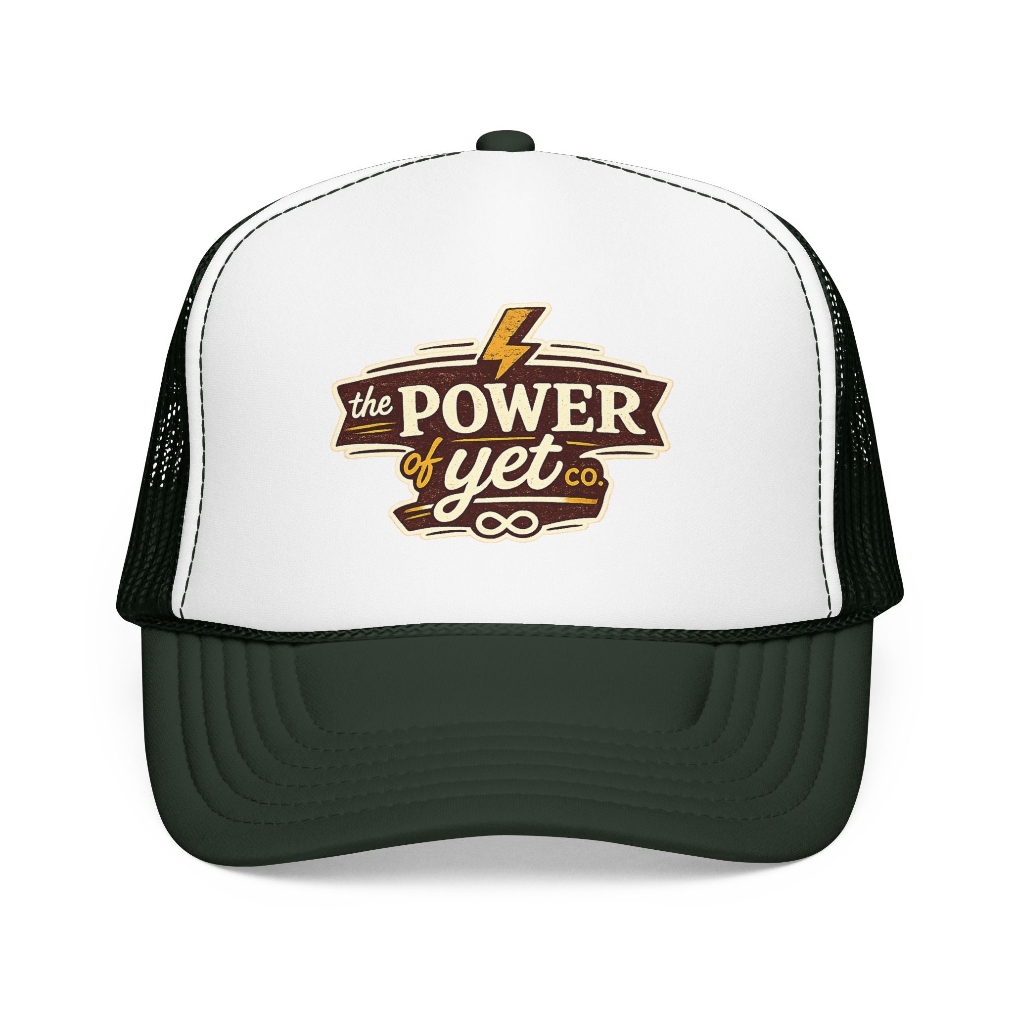 The Power of Yet Trucker Hat – Inspirational Mesh Foam Cap