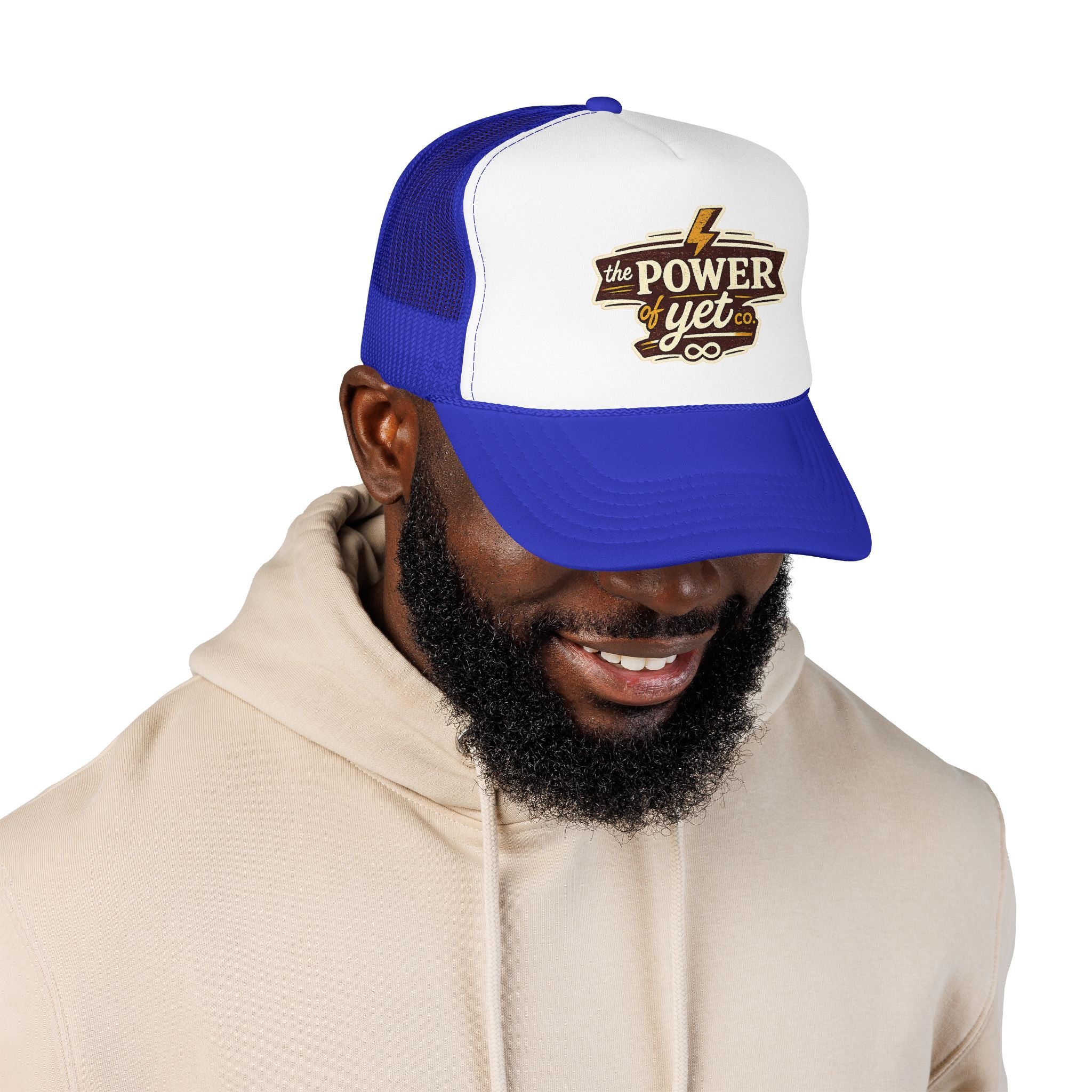 The Power of Yet Trucker Hat – Inspirational Mesh Foam Cap