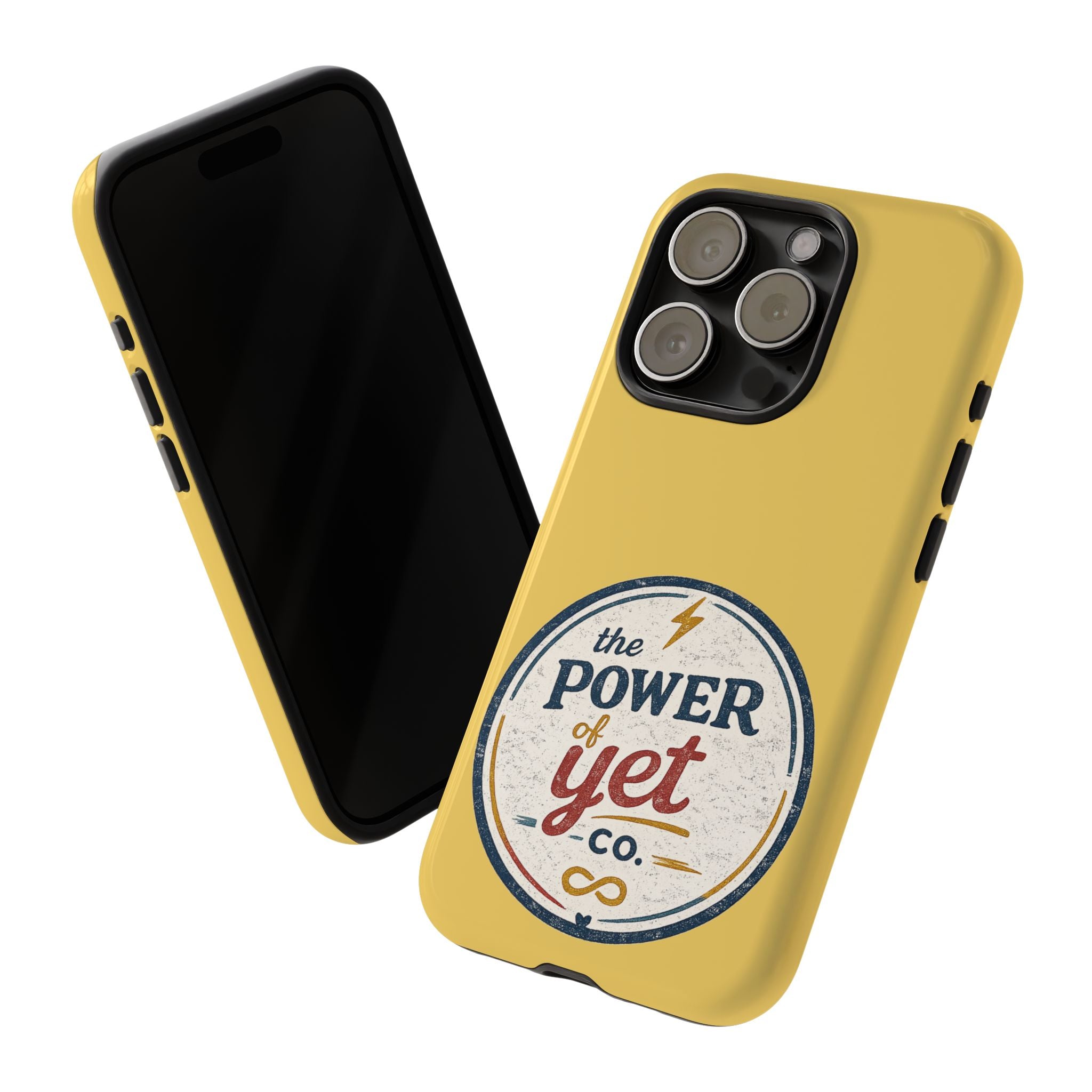 Phone Case — "The Power of Yet" Vintage Inspirational Protective Cover