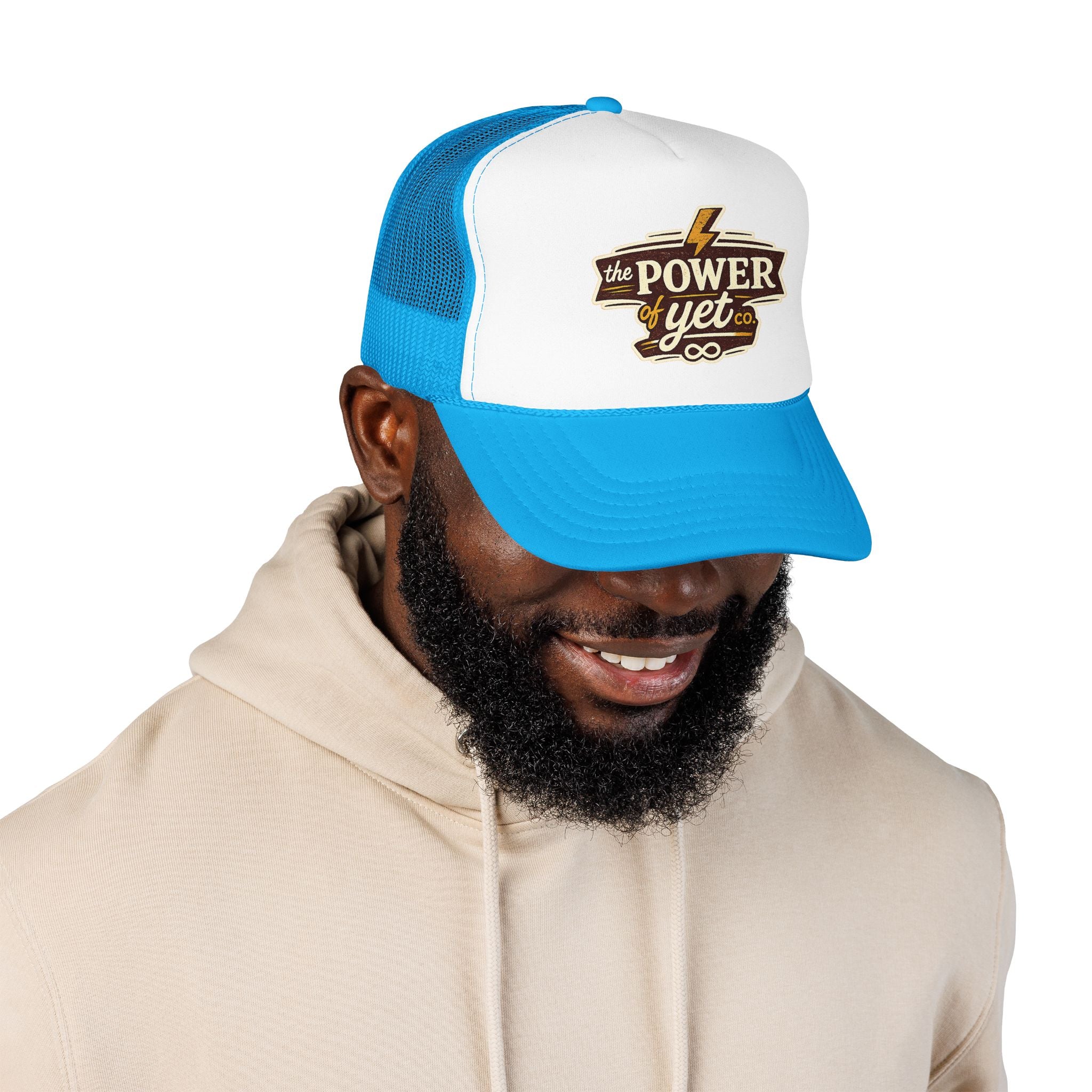 The Power of Yet Trucker Hat – Inspirational Mesh Foam Cap