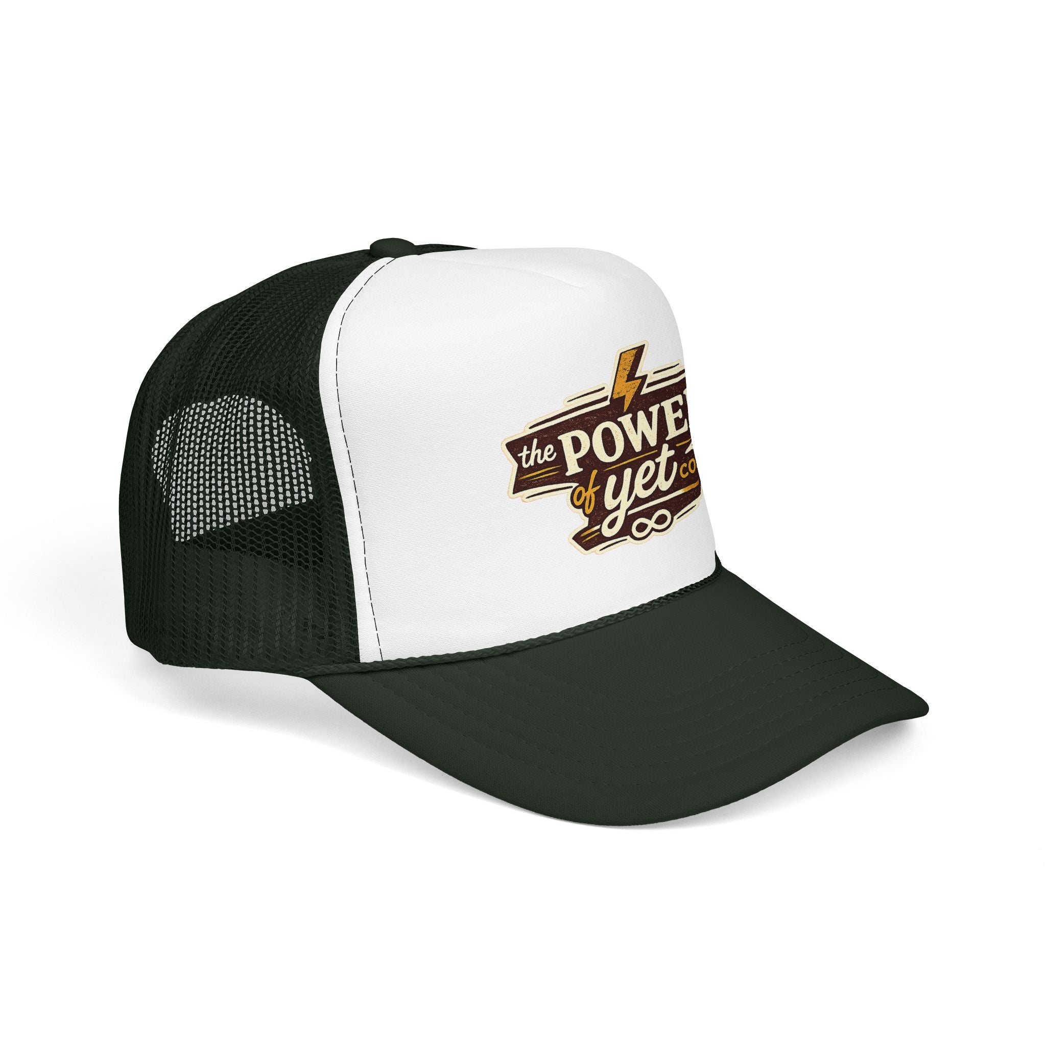 The Power of Yet Trucker Hat – Inspirational Mesh Foam Cap