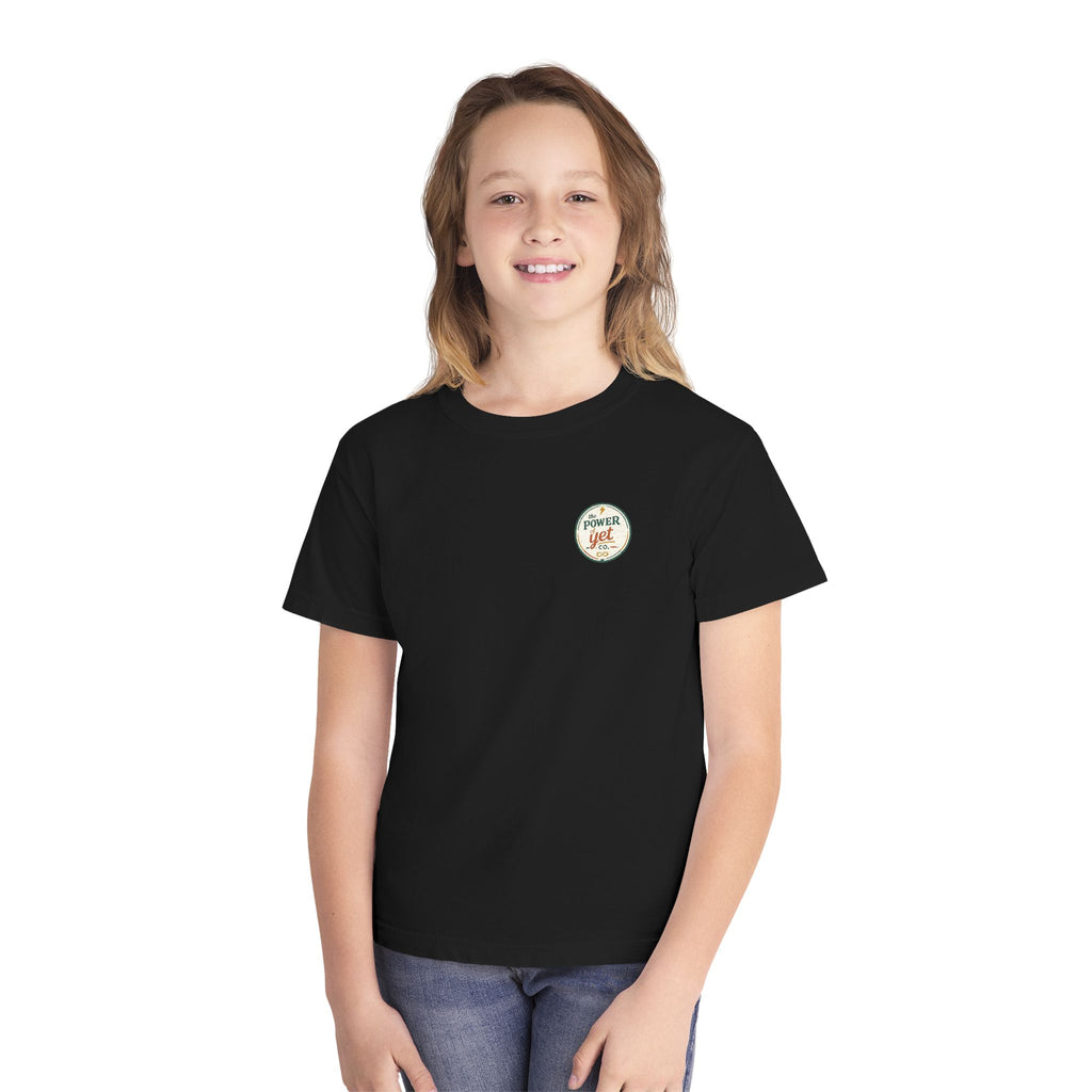 Youth T-Shirt — “Different Is My Superpower” Retro Pride Graphic Tee
