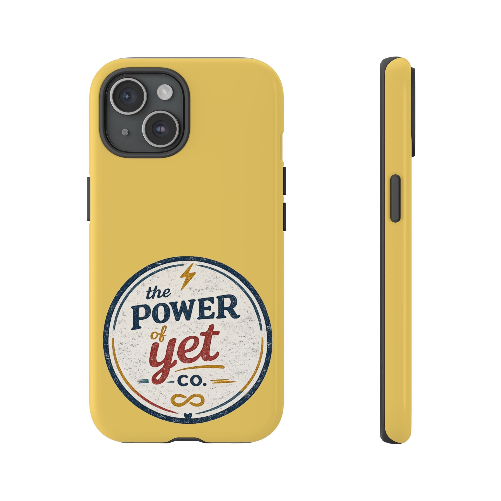Phone Case — "The Power of Yet" Vintage Inspirational Protective Cover