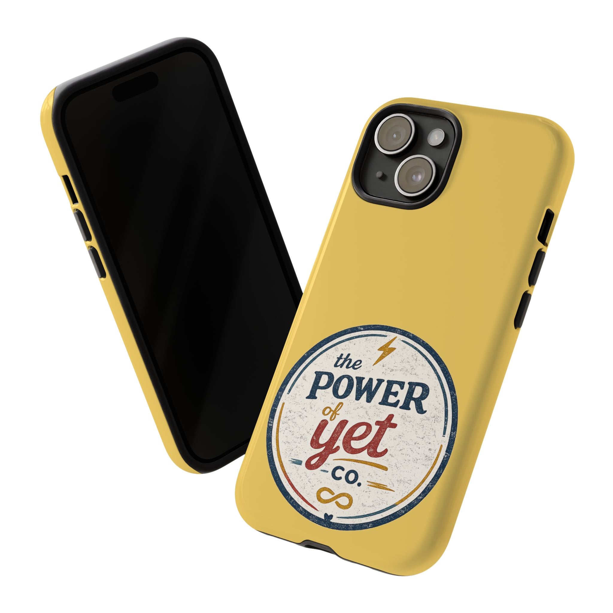 Phone Case — "The Power of Yet" Vintage Inspirational Protective Cover