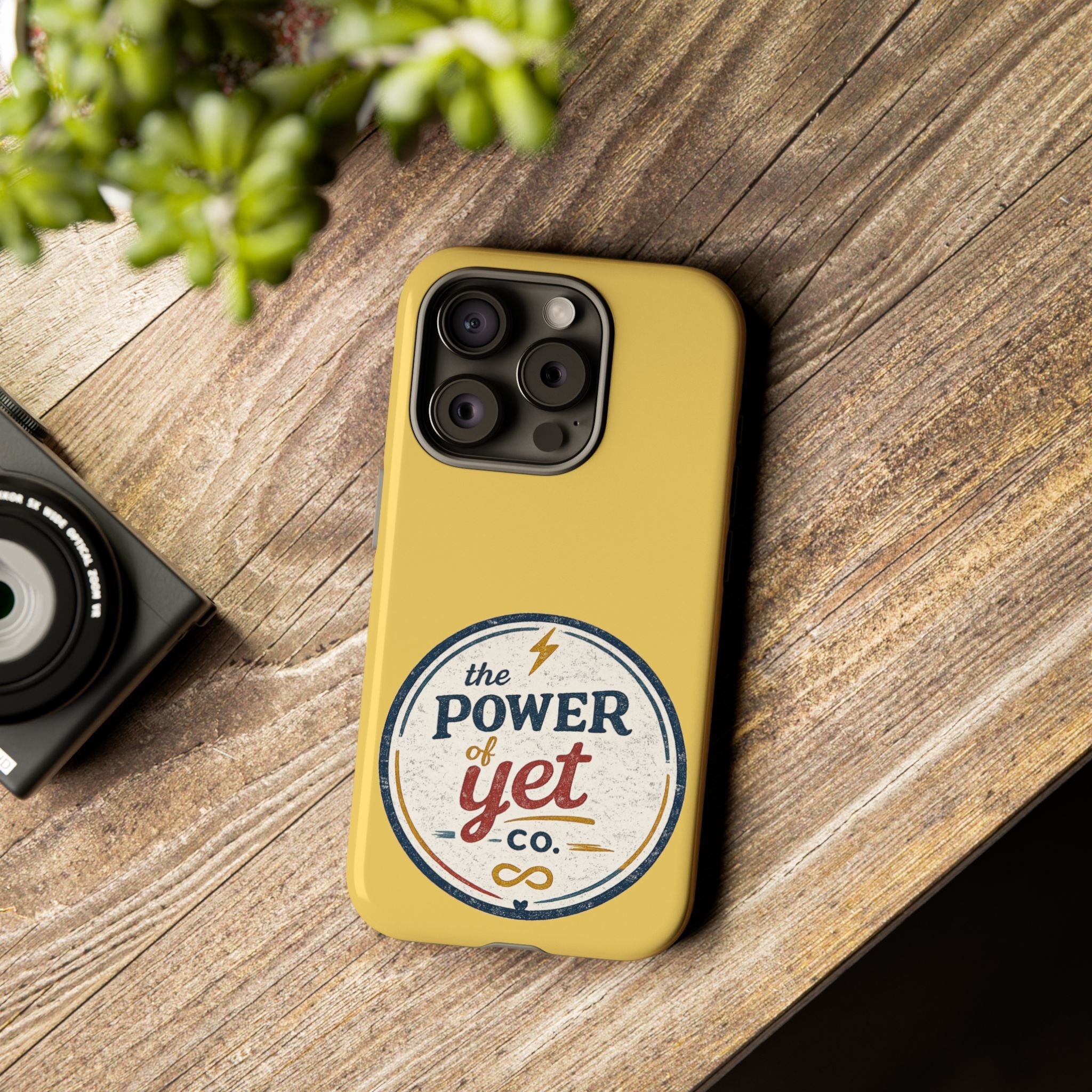 Phone Case — "The Power of Yet" Vintage Inspirational Protective Cover