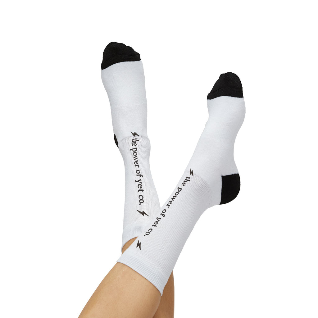 Custom Sublimation Socks — The Power of Yret Co. Athletic Crew Socks