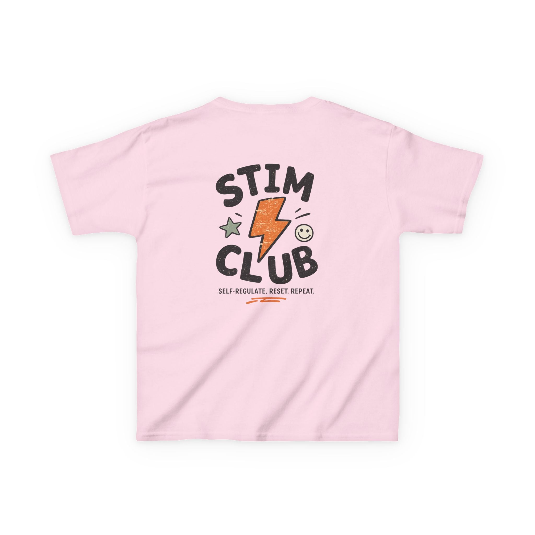 Stim Club Kids Tee — "Stim Club" Lightning Design Kids T-Shirt