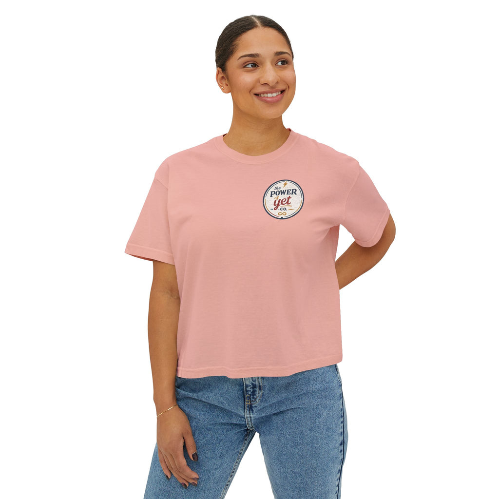 Inclusion Power Tee — Women's Boxy T-Shirt with 'The Power of Yet' Graphic