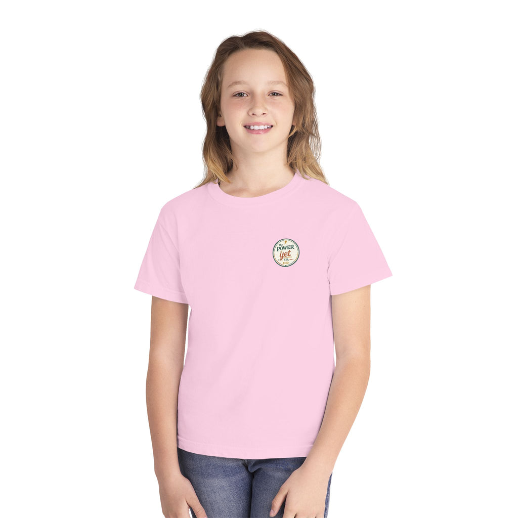 Youth T-Shirt — “Different Is My Superpower” Retro Pride Graphic Tee