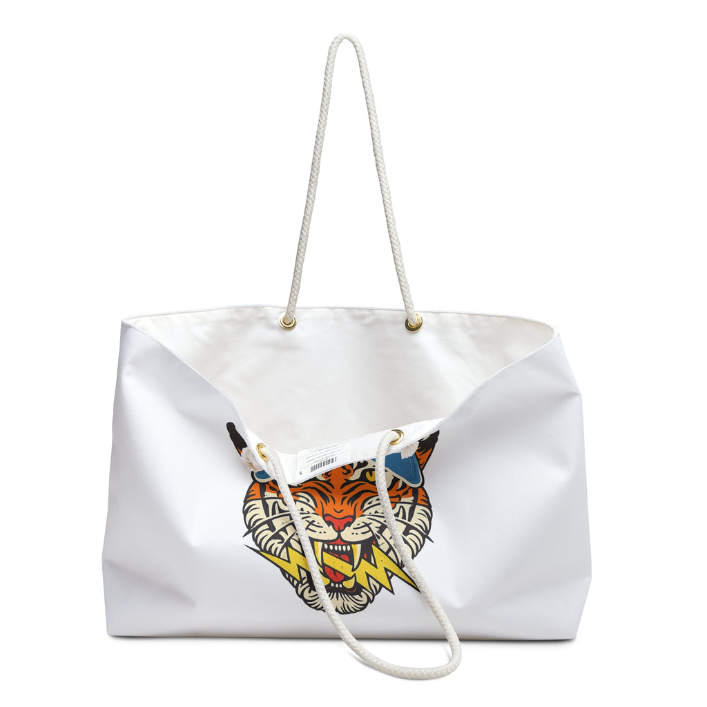 Support Your Local Autism Community Weekender Bag — Tiger Graphic Tote