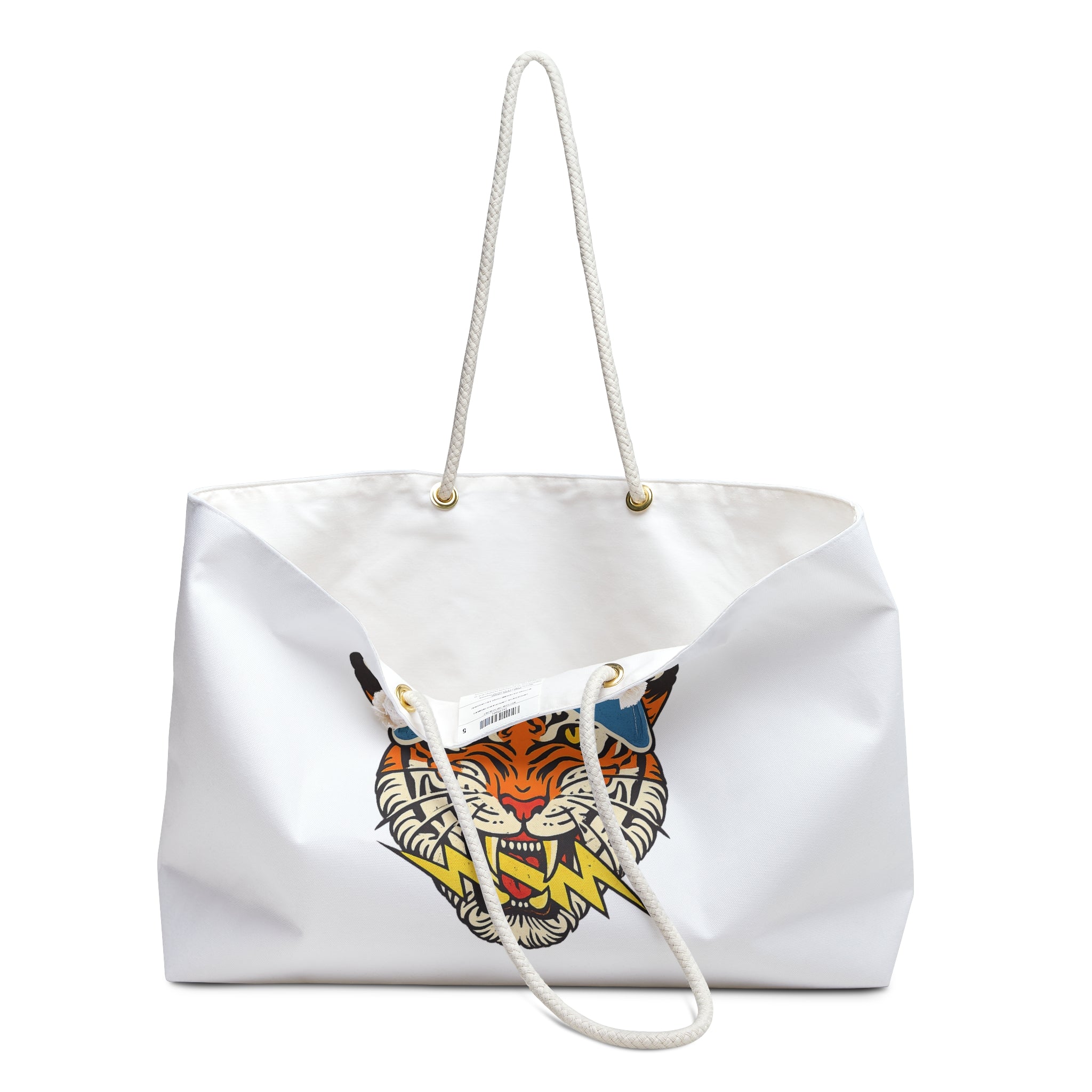 Support Your Local Autism Community Weekender Bag — Tiger Graphic Tote
