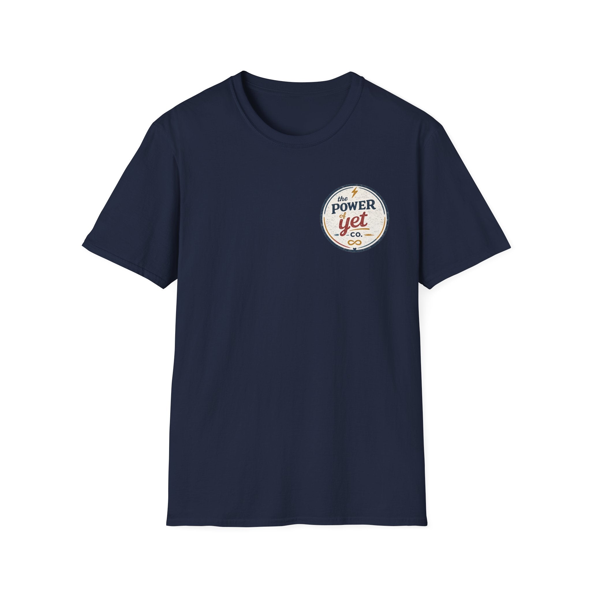 T-Shirt — The Power Yet Co. Retro Motivational Logo Tee