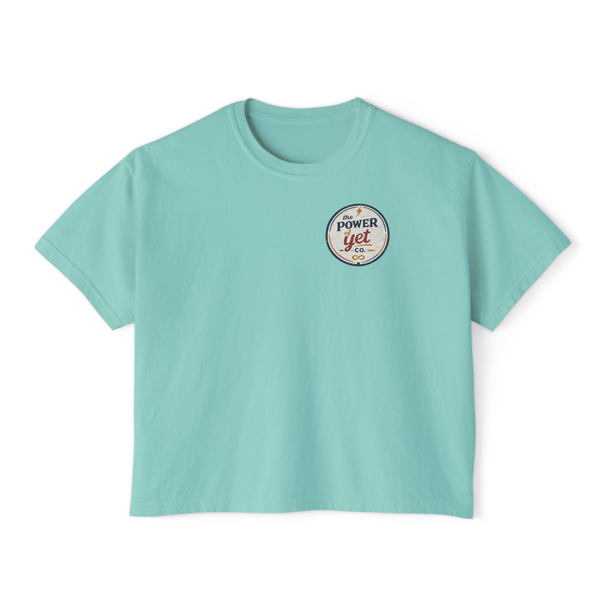 Inclusion Power Tee — Women's Boxy T-Shirt with 'The Power of Yet' Graphic