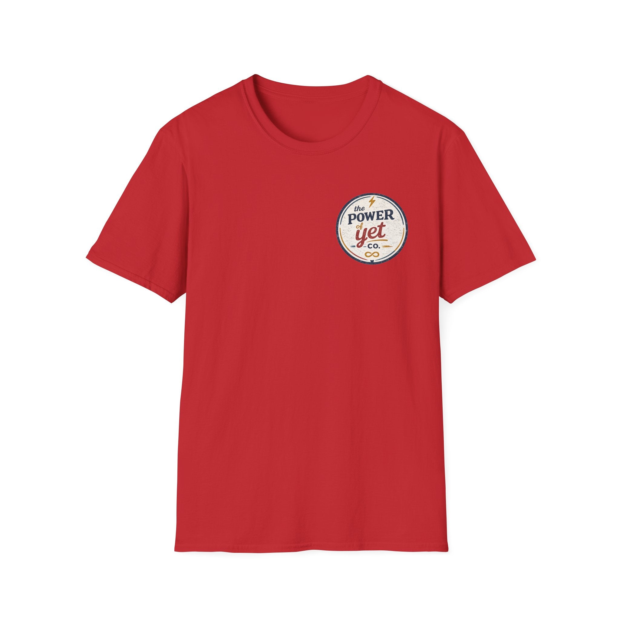 T-Shirt — The Power Yet Co. Retro Motivational Logo Tee