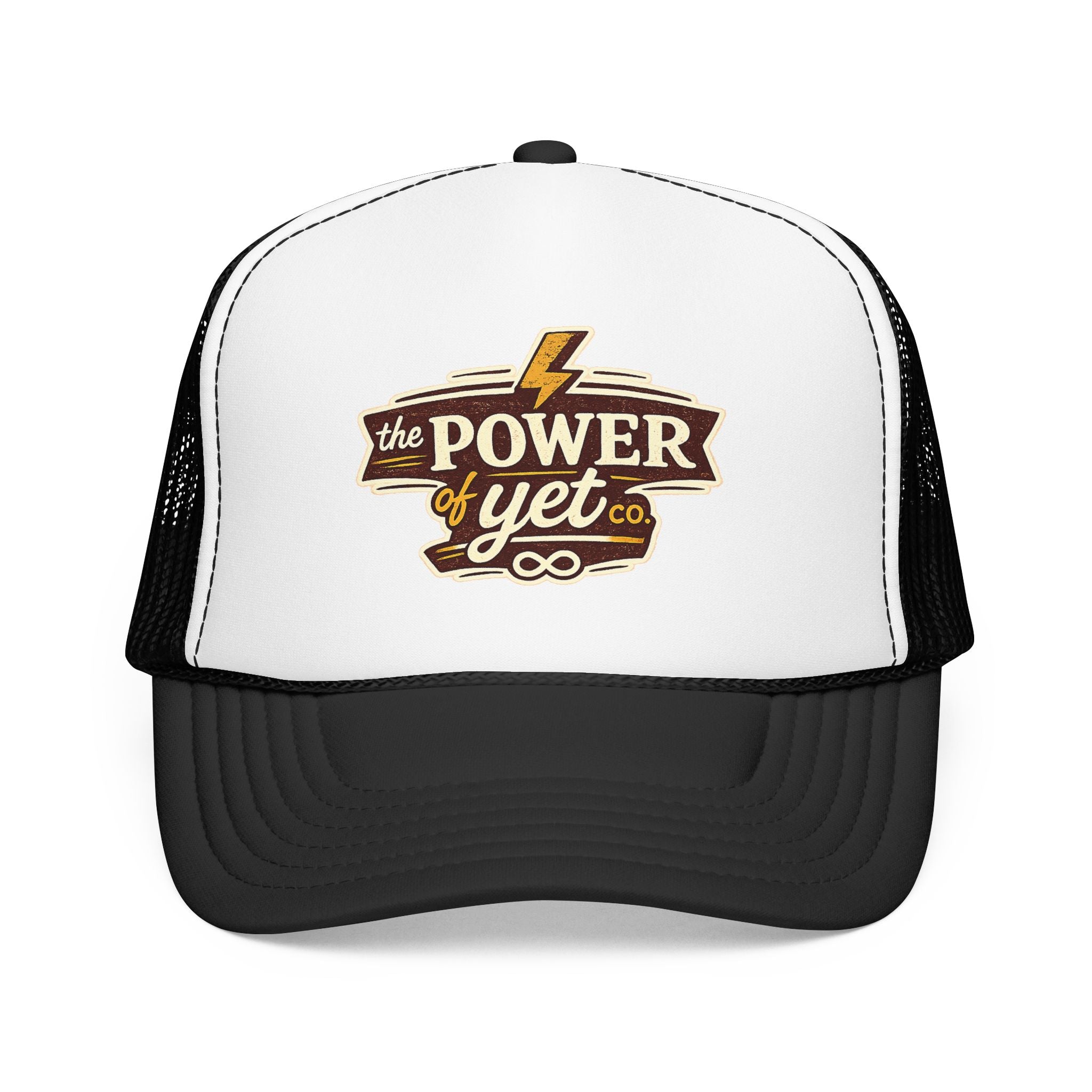 The Power of Yet Trucker Hat – Inspirational Mesh Foam Cap