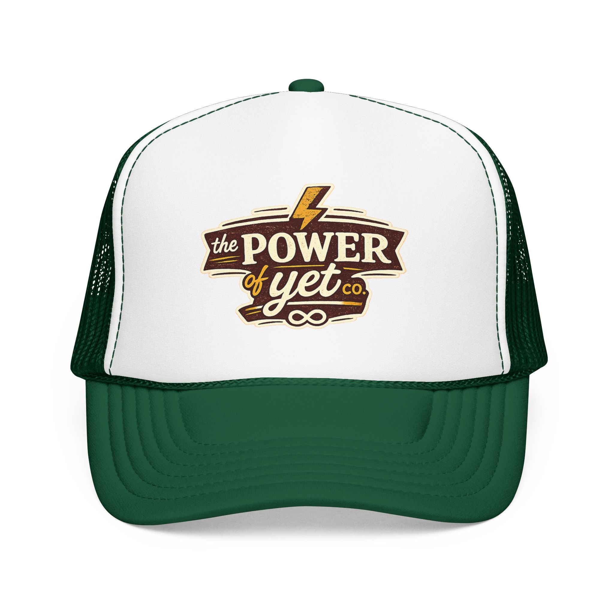 The Power of Yet Trucker Hat – Inspirational Mesh Foam Cap