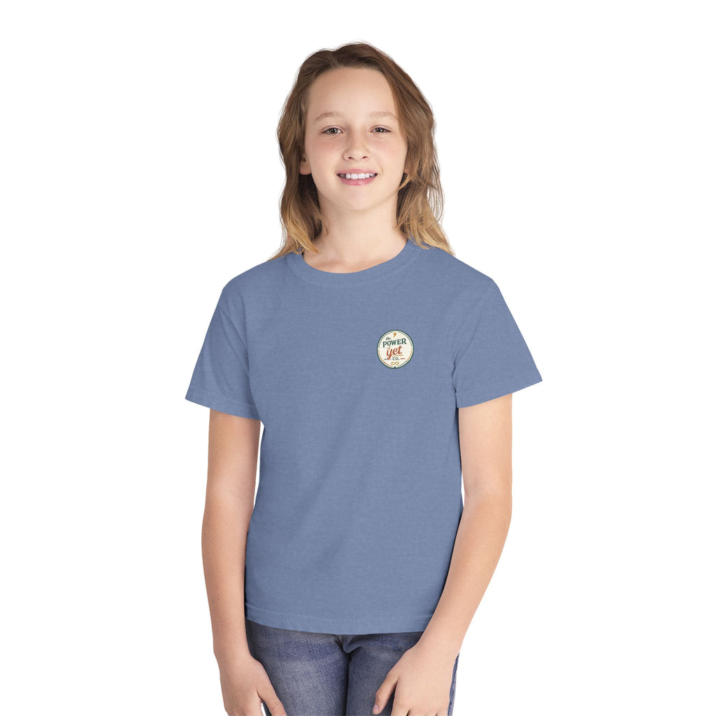 Youth T-Shirt — “Different Is My Superpower” Retro Pride Graphic Tee