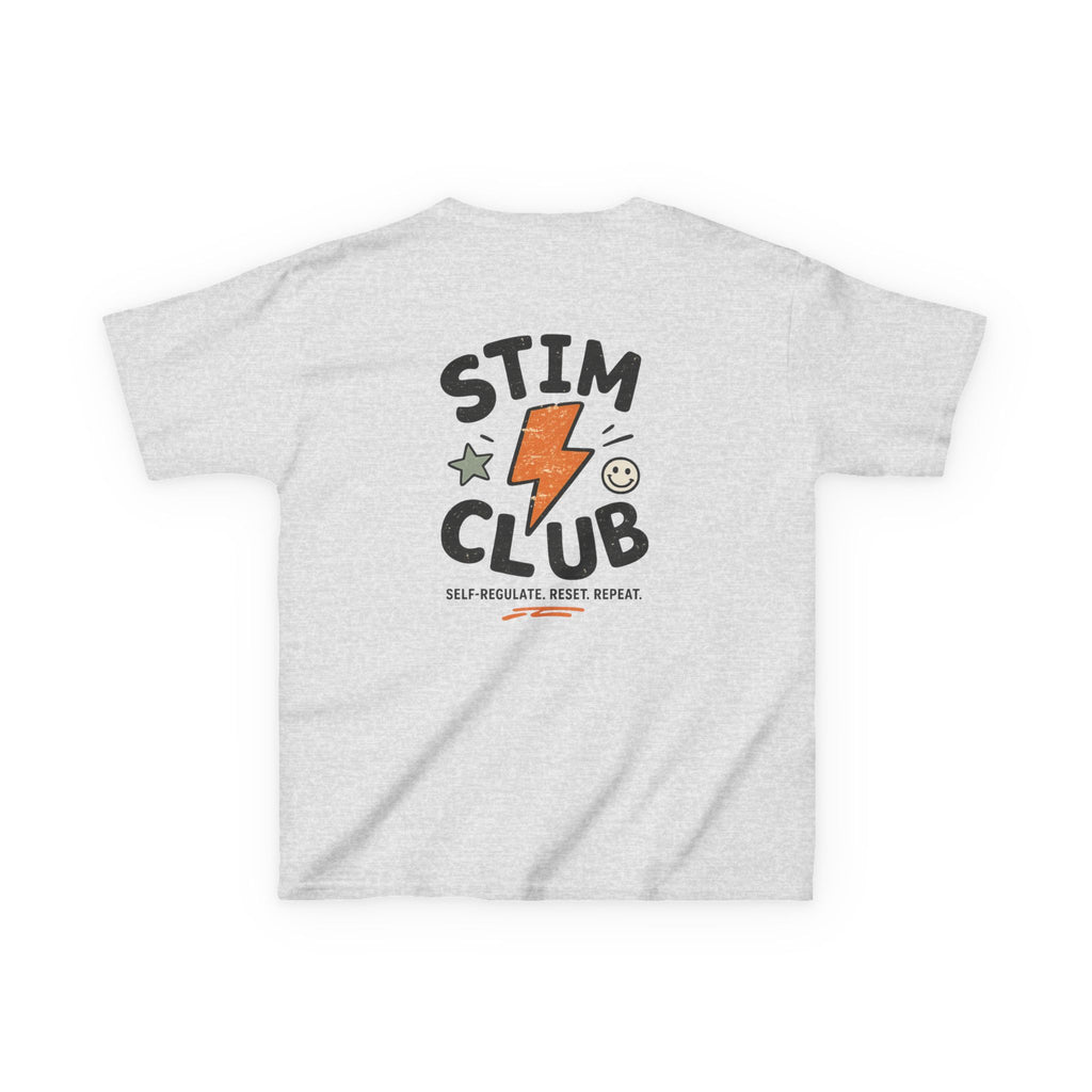 Stim Club Kids Tee — "Stim Club" Lightning Design Kids T-Shirt