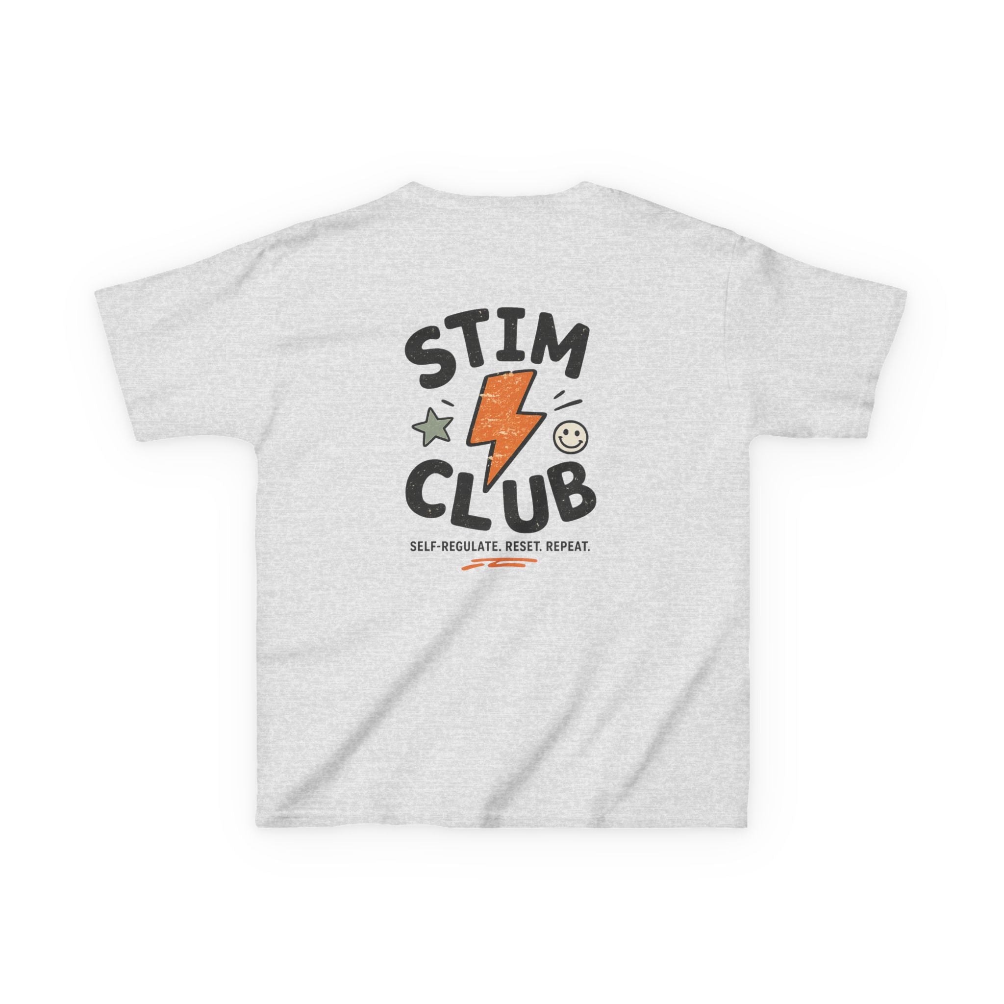 Stim Club Kids Tee — "Stim Club" Lightning Design Kids T-Shirt