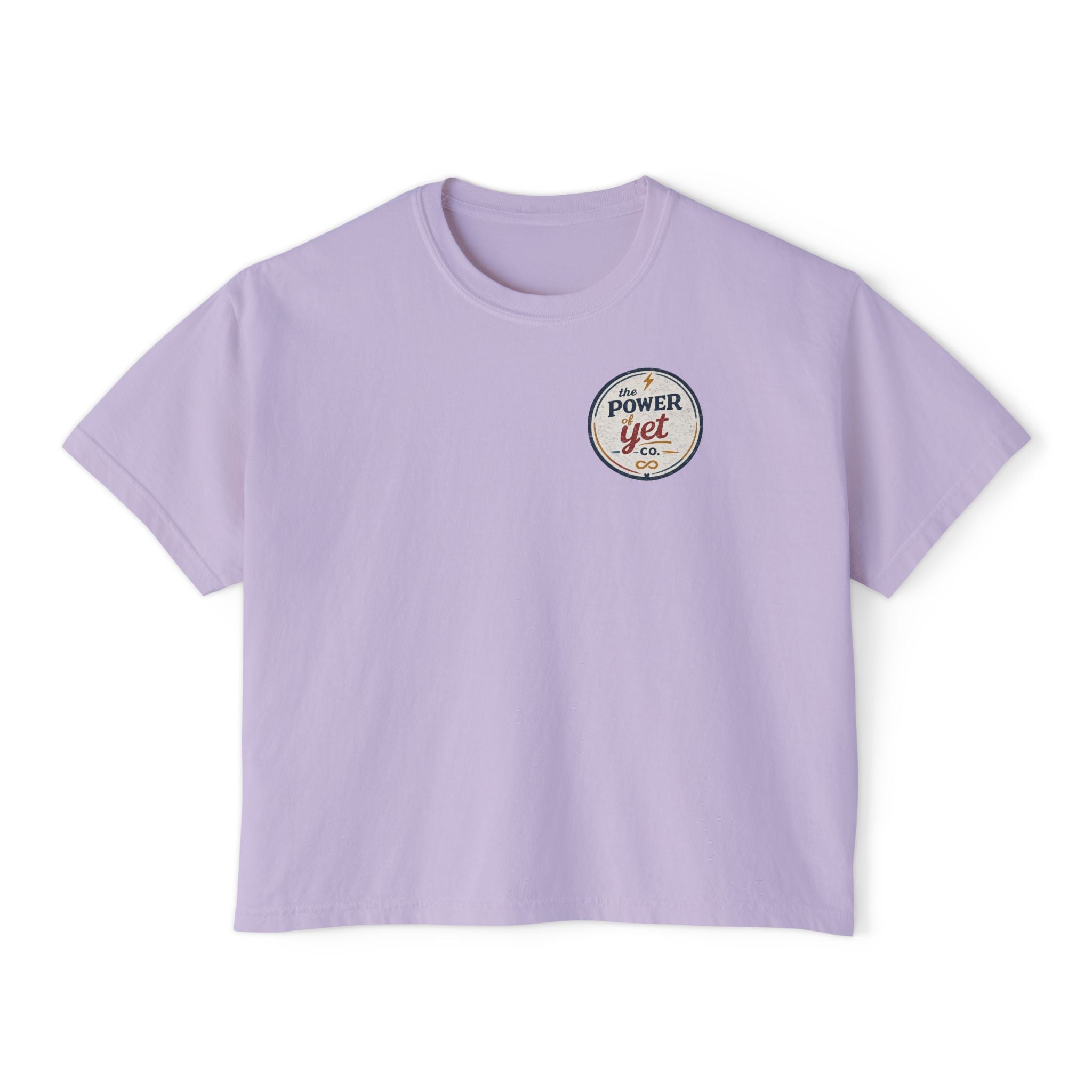 Inclusion Power Tee — Women's Boxy T-Shirt with 'The Power of Yet' Graphic
