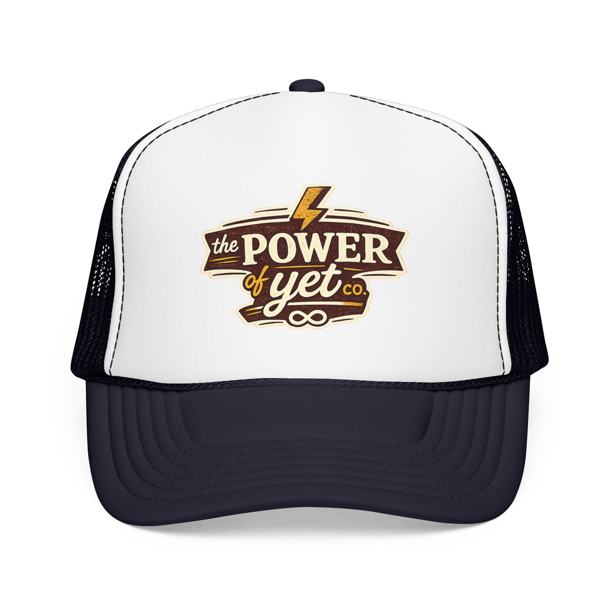 The Power of Yet Trucker Hat – Inspirational Mesh Foam Cap