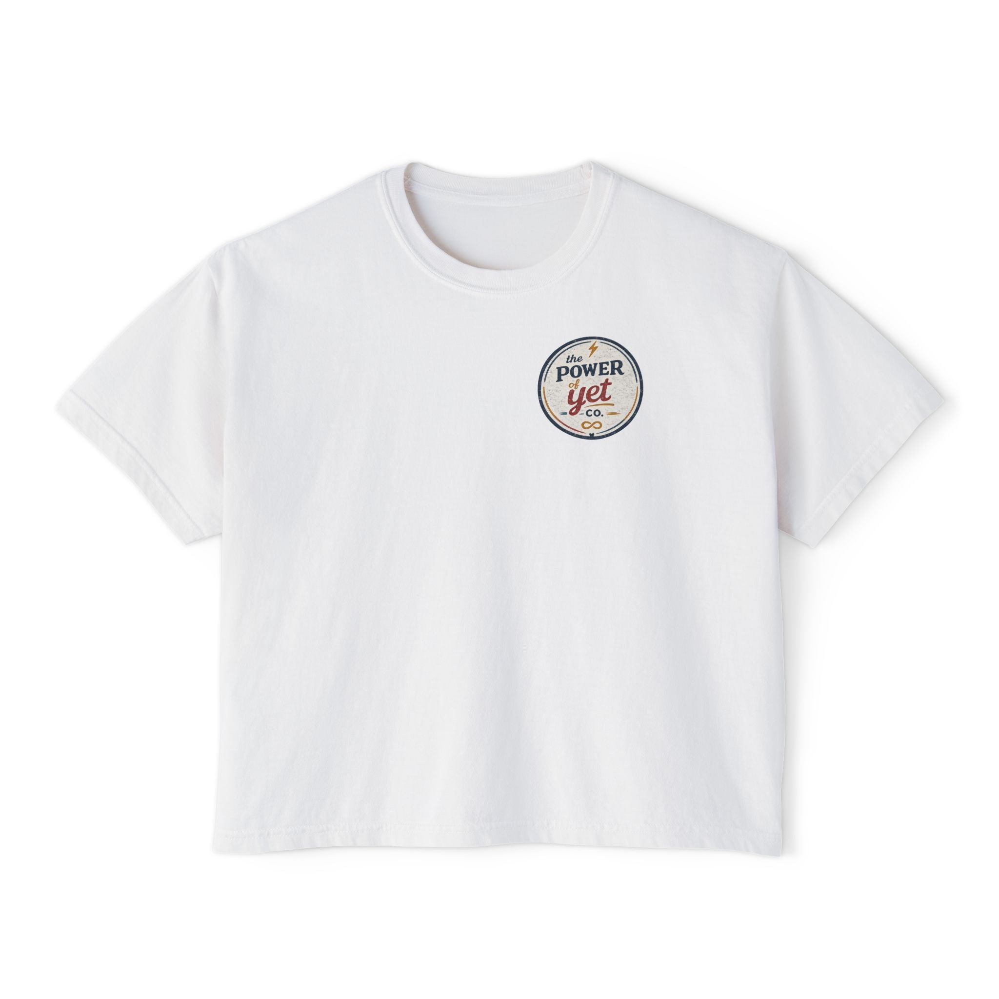 Inclusion Power Tee — Women's Boxy T-Shirt with 'The Power of Yet' Graphic