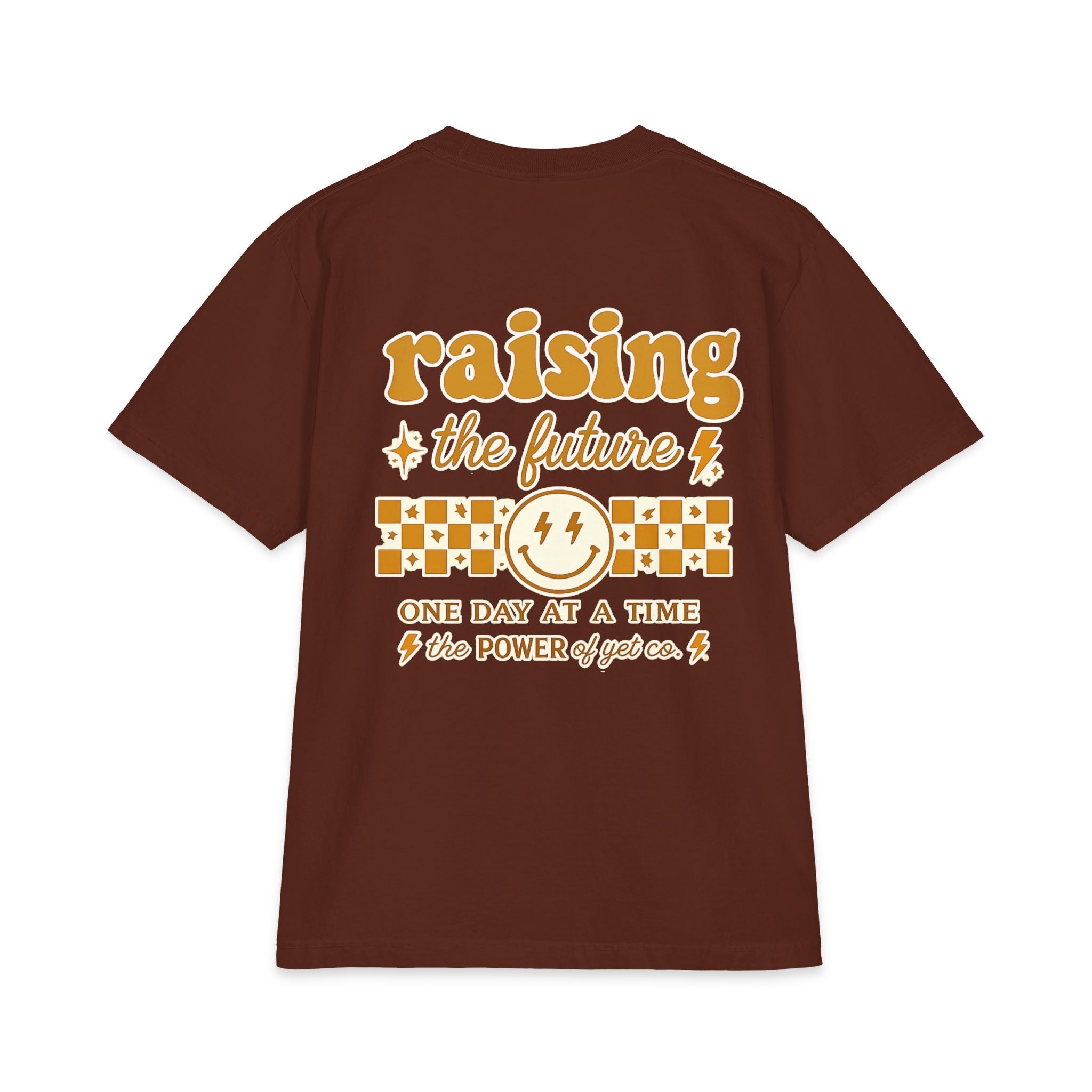 Raising the Future Tee — "One Day at a Time" Graphic T-Shirt