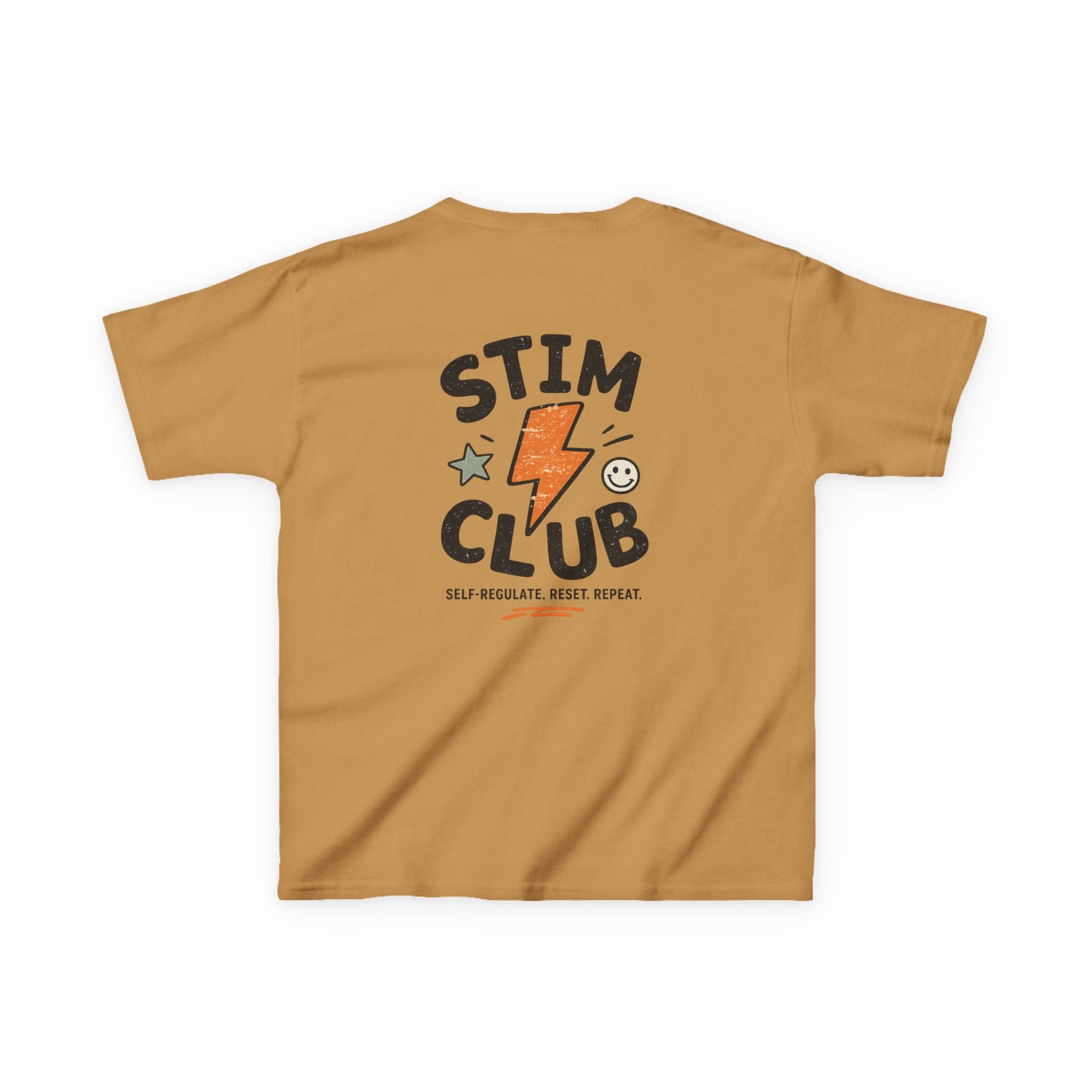 Stim Club Kids Tee — "Stim Club" Lightning Design Kids T-Shirt