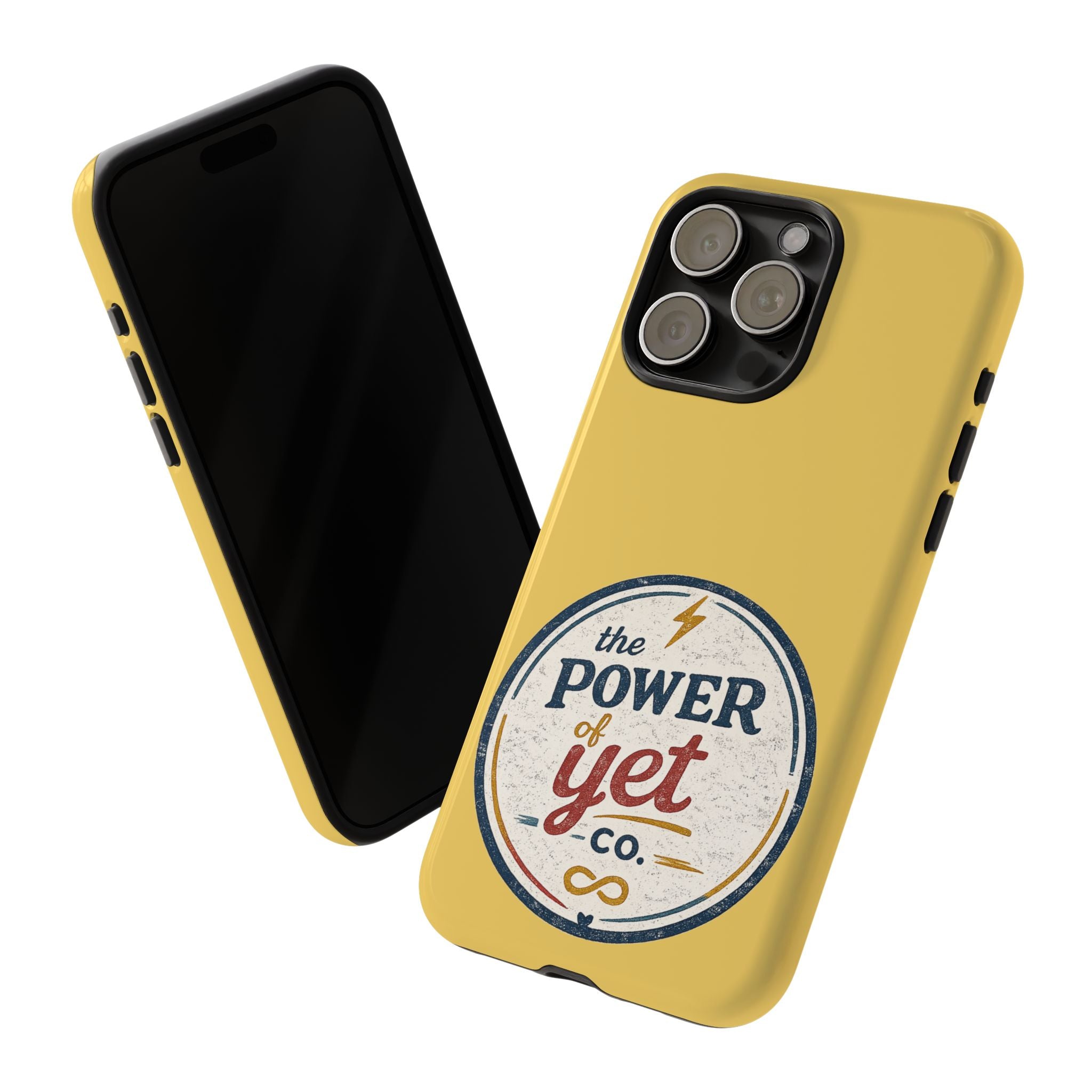 Phone Case — "The Power of Yet" Vintage Inspirational Protective Cover