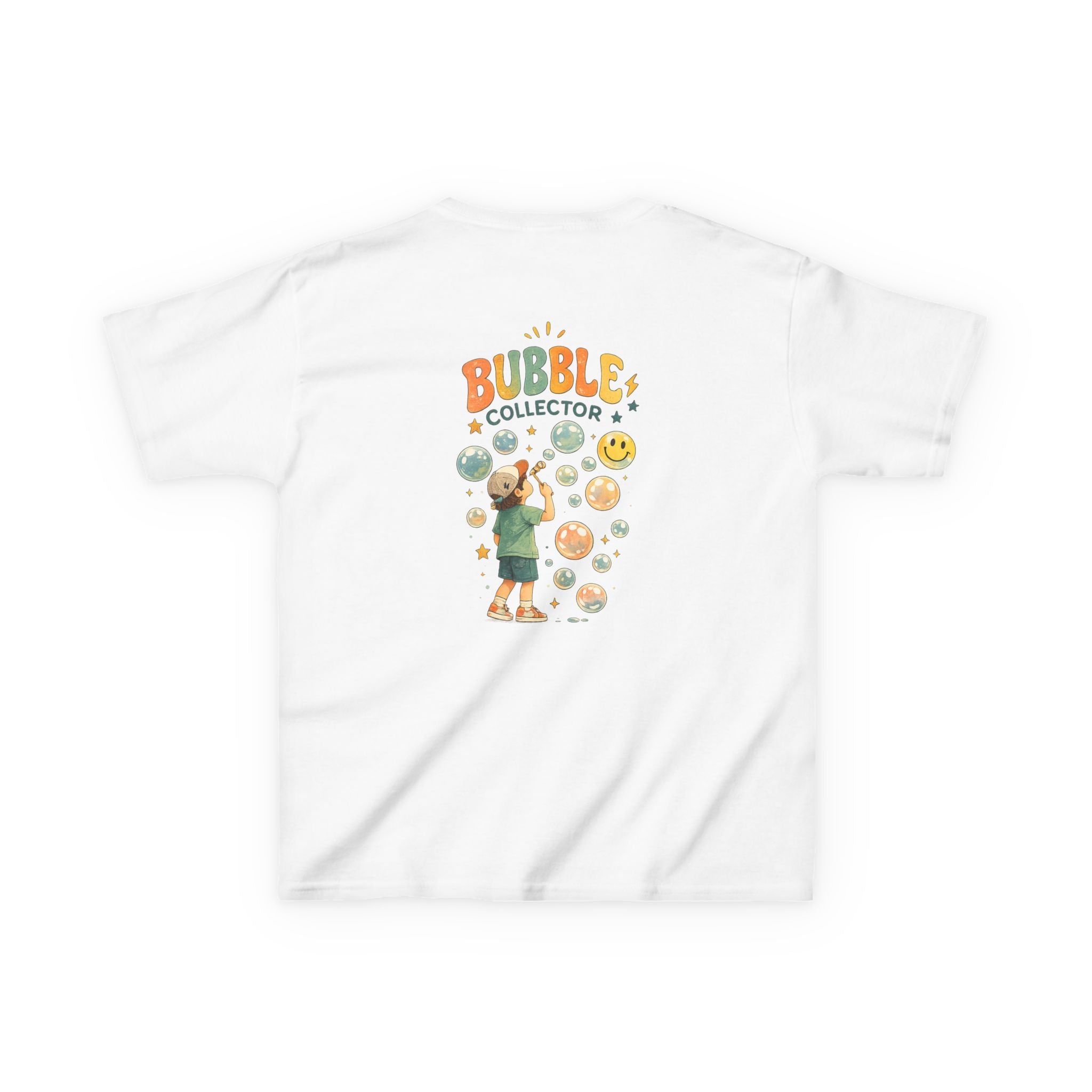 Kids T‑Shirt — "Bubble Collector" Cute Bubble Blower Tee for Kids
