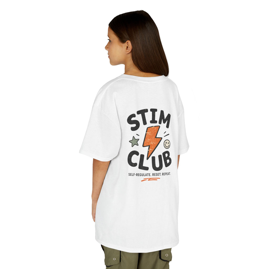 Stim Club Kids Tee — "Stim Club" Lightning Design Kids T-Shirt