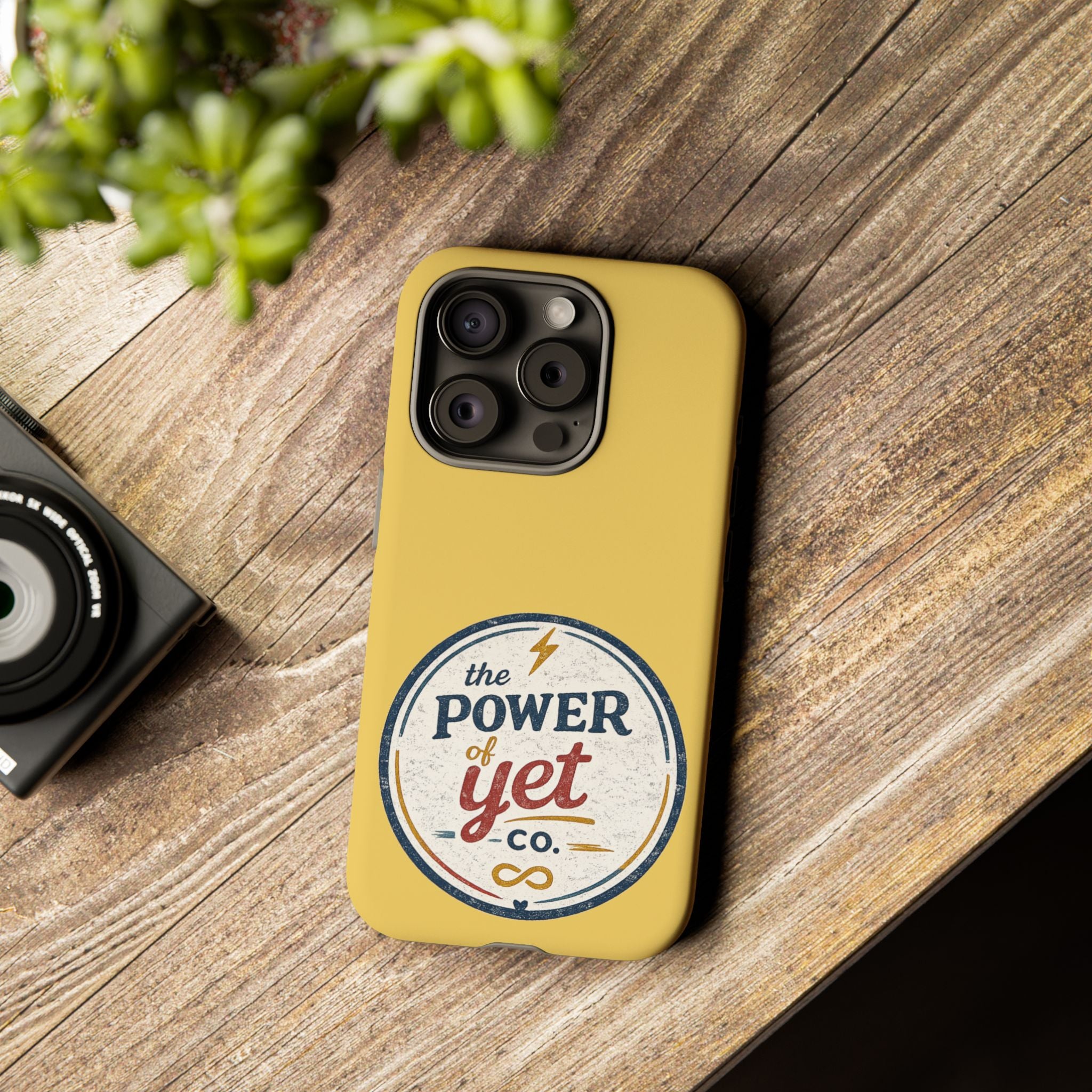 Phone Case — "The Power of Yet" Vintage Inspirational Protective Cover