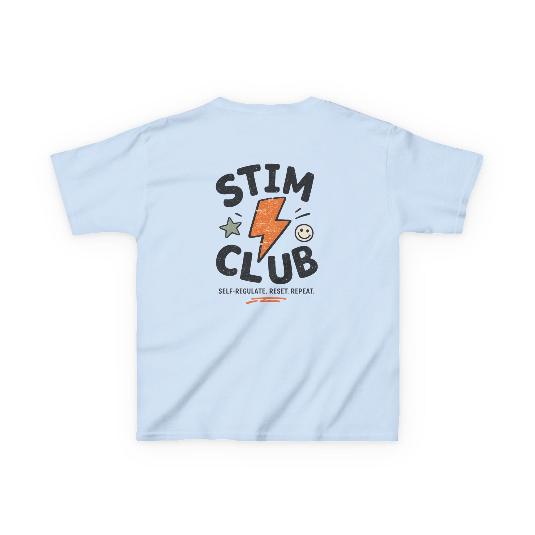 Stim Club Kids Tee — "Stim Club" Lightning Design Kids T-Shirt